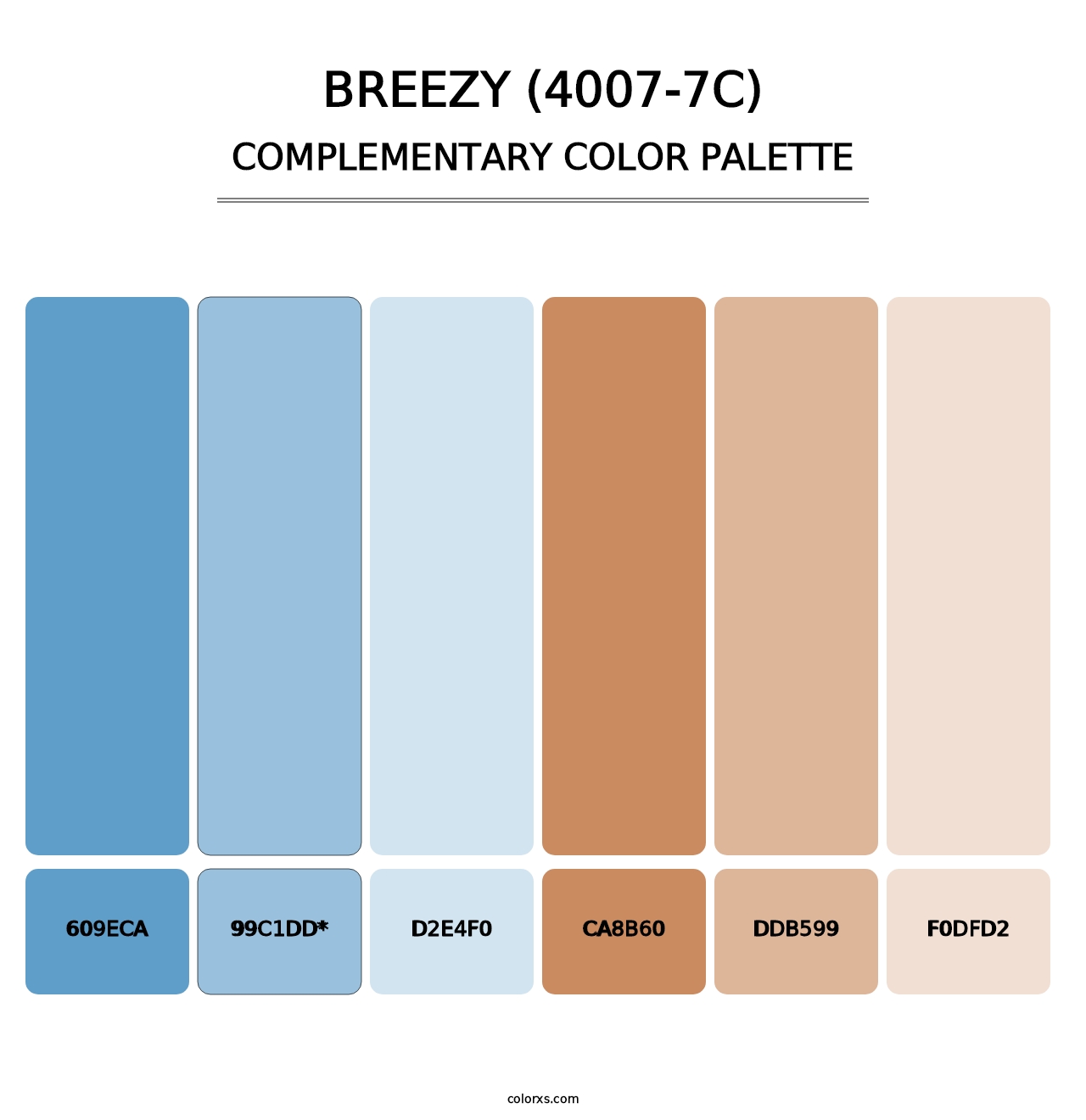 Breezy (4007-7C) - Complementary Color Palette