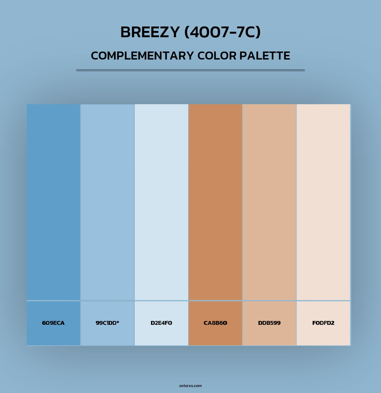 Breezy (4007-7C) - Complementary Color Palette