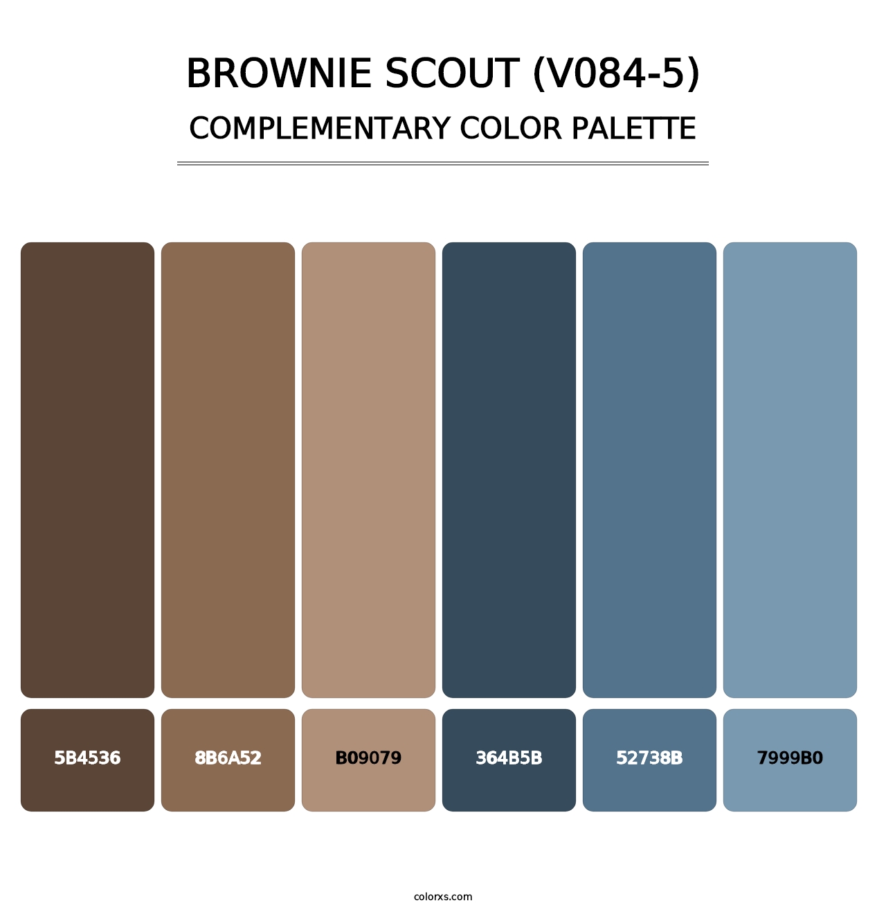 Brownie Scout (V084-5) - Complementary Color Palette