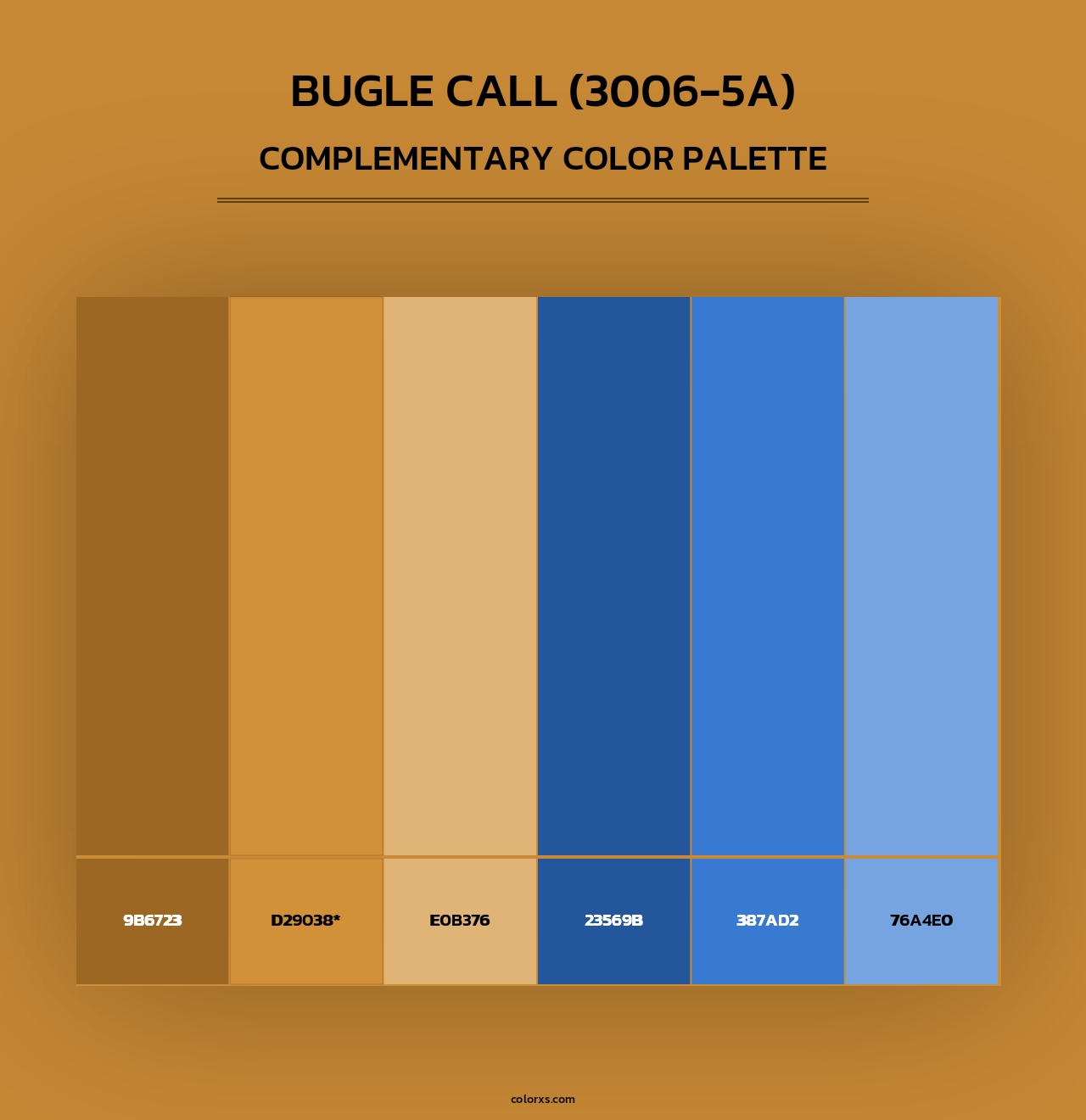 Bugle Call (3006-5A) - Complementary Color Palette