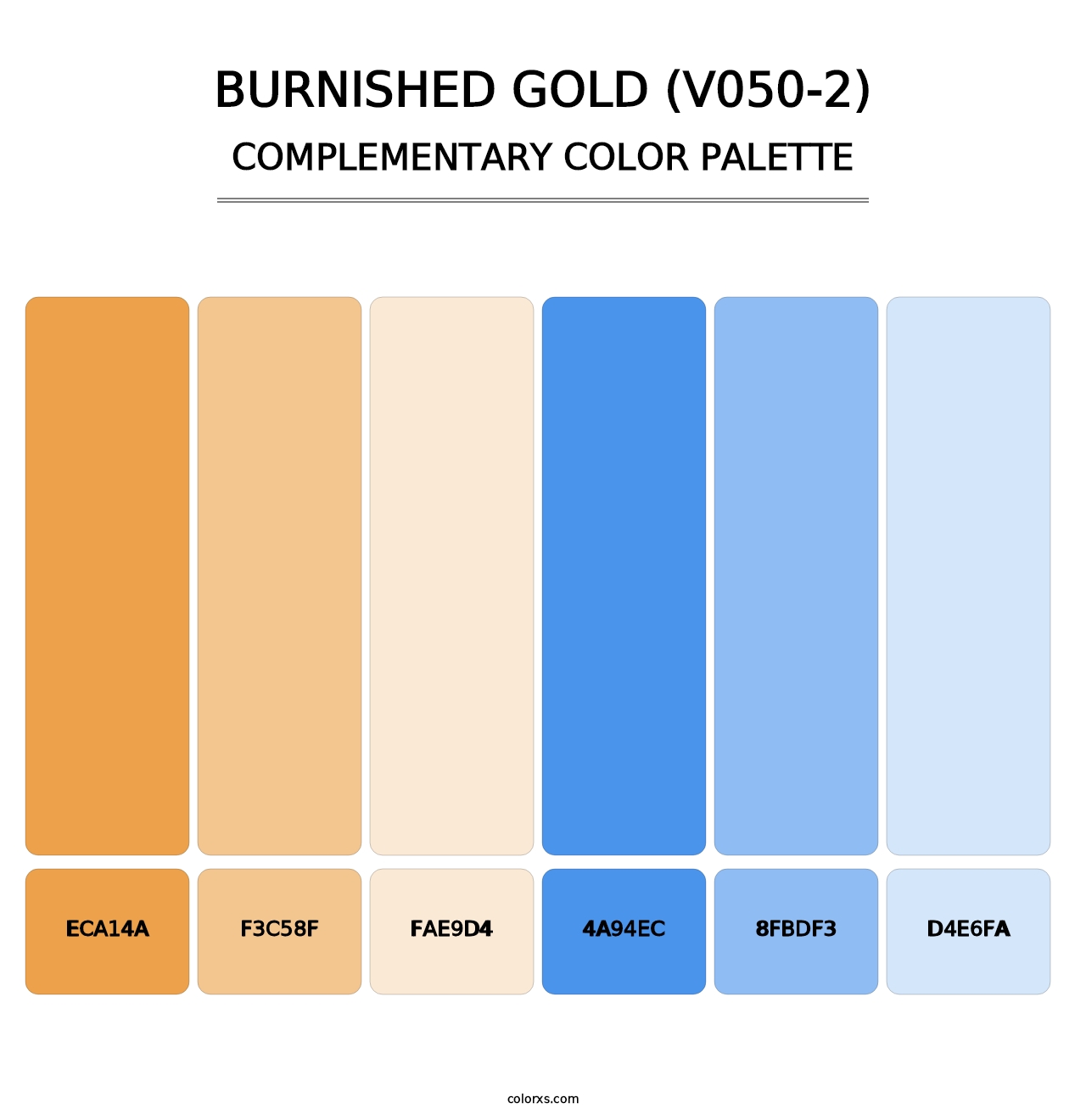 Burnished Gold (V050-2) - Complementary Color Palette