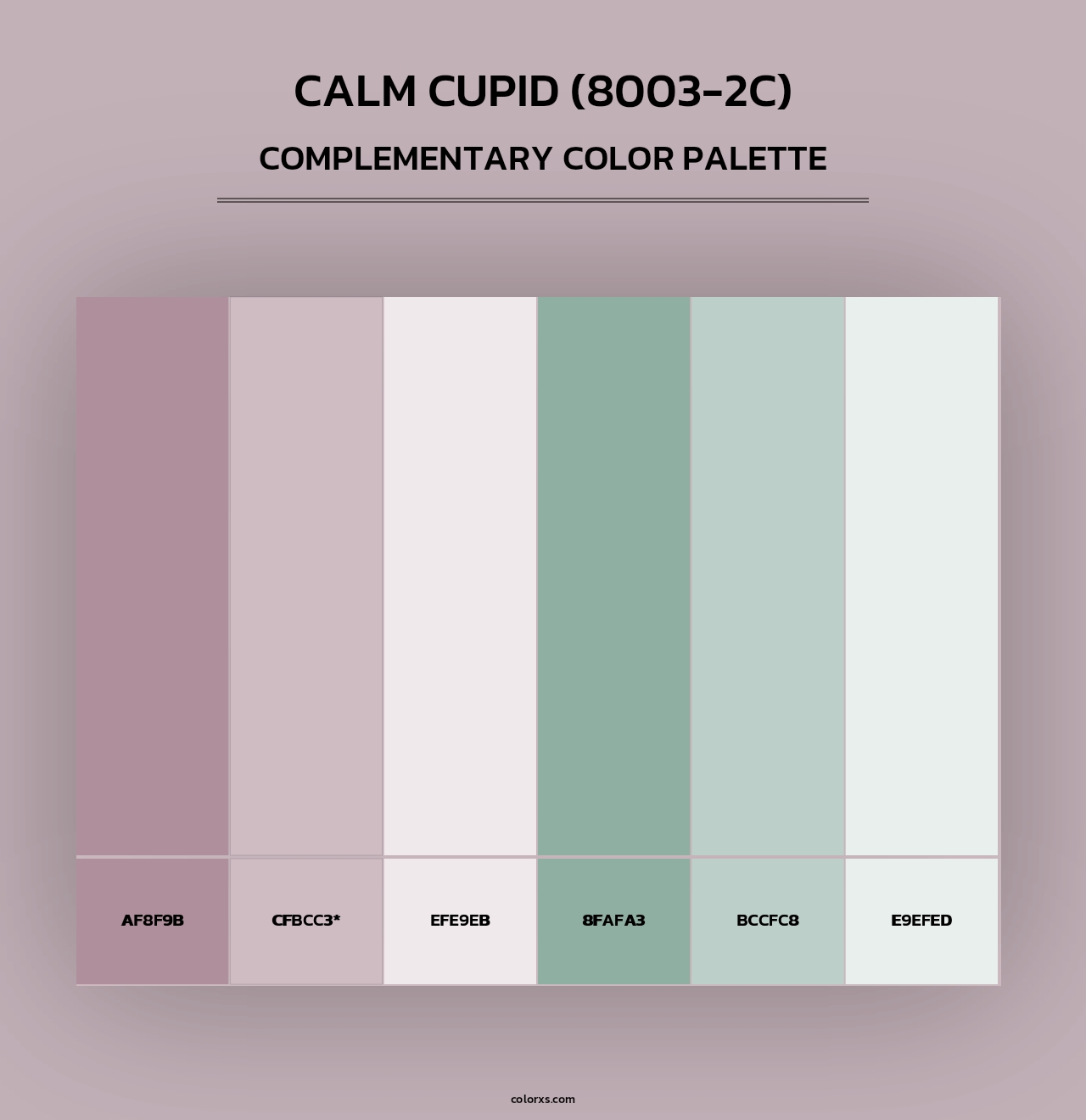 Calm Cupid (8003-2C) - Complementary Color Palette