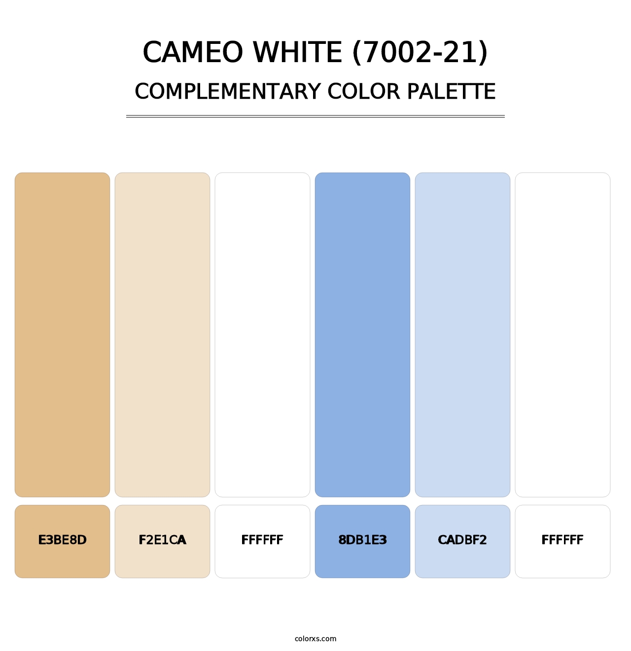 Cameo White (7002-21) - Complementary Color Palette