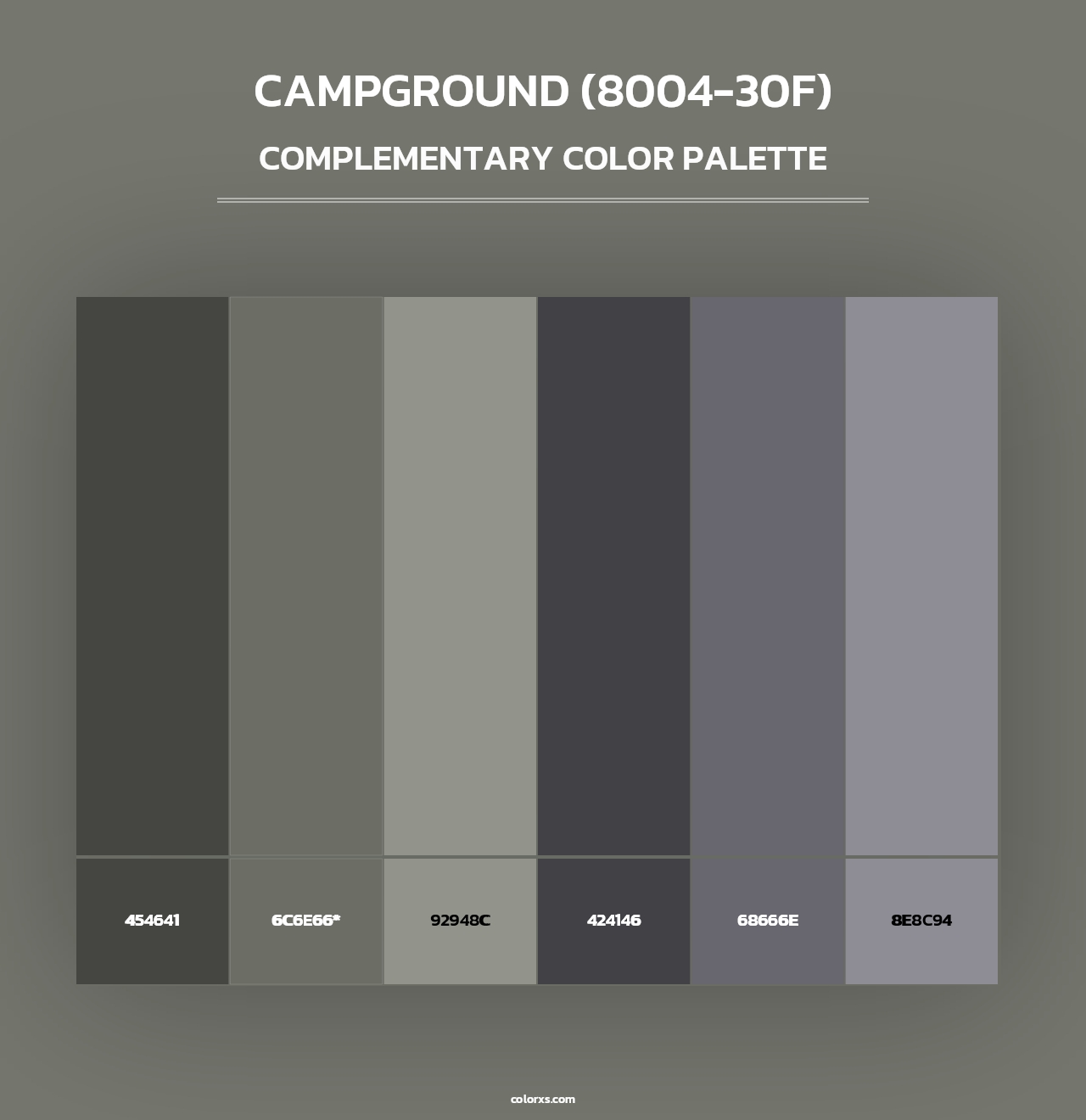Campground (8004-30F) - Complementary Color Palette