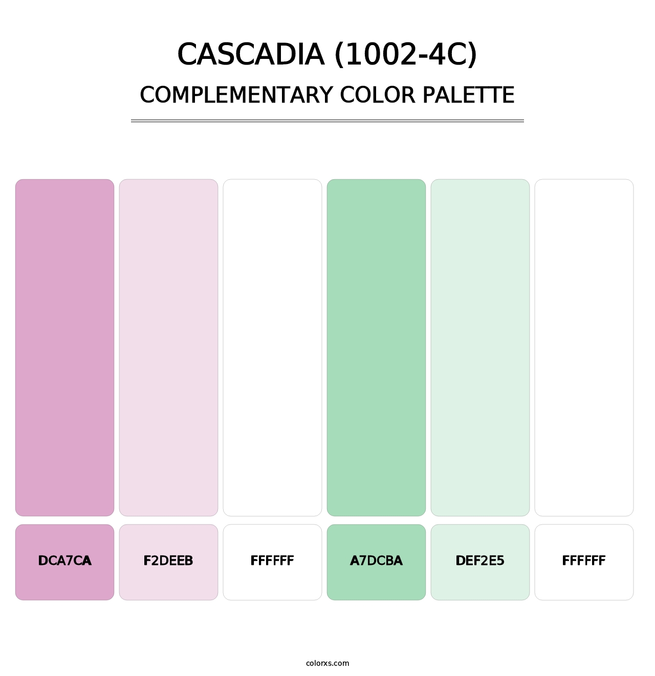 Cascadia (1002-4C) - Complementary Color Palette