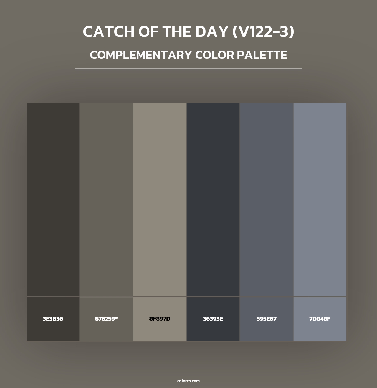 Catch of the Day (V122-3) - Complementary Color Palette