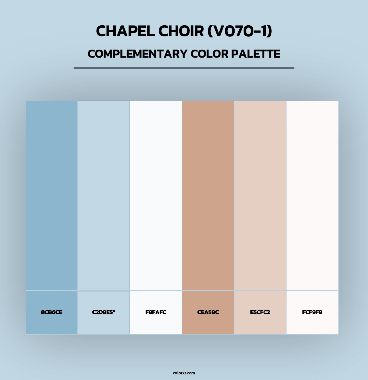 Chapel Choir (V070-1) - Complementary Color Palette