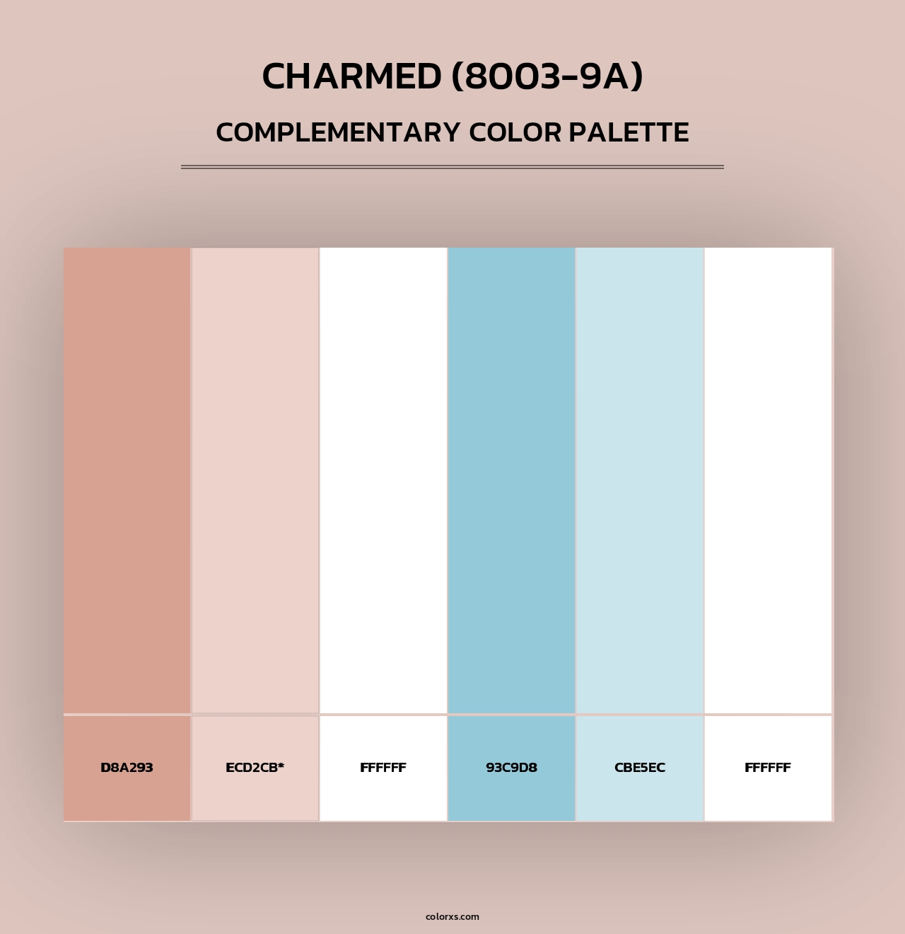Charmed (8003-9A) - Complementary Color Palette