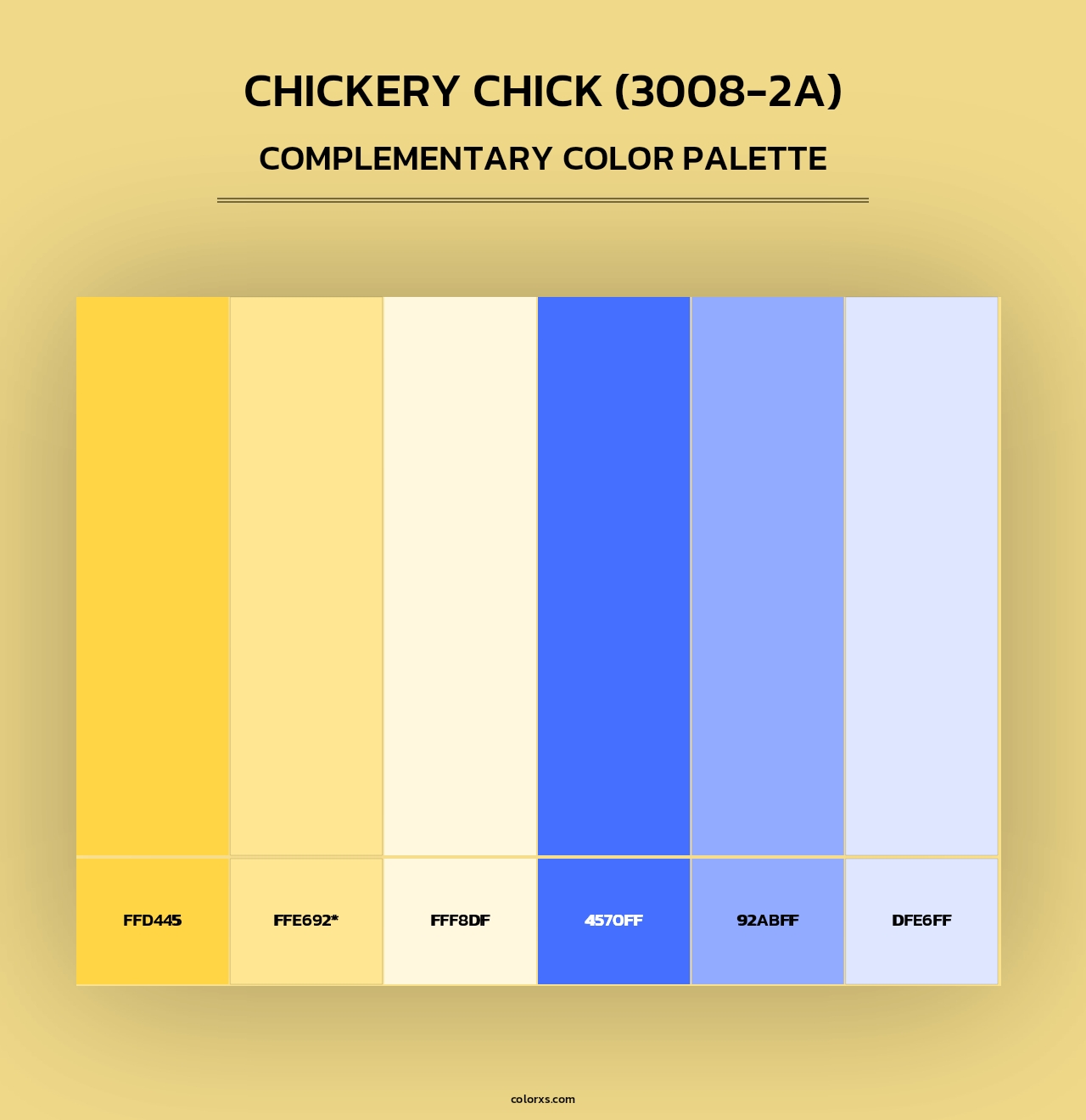 Chickery Chick (3008-2A) - Complementary Color Palette