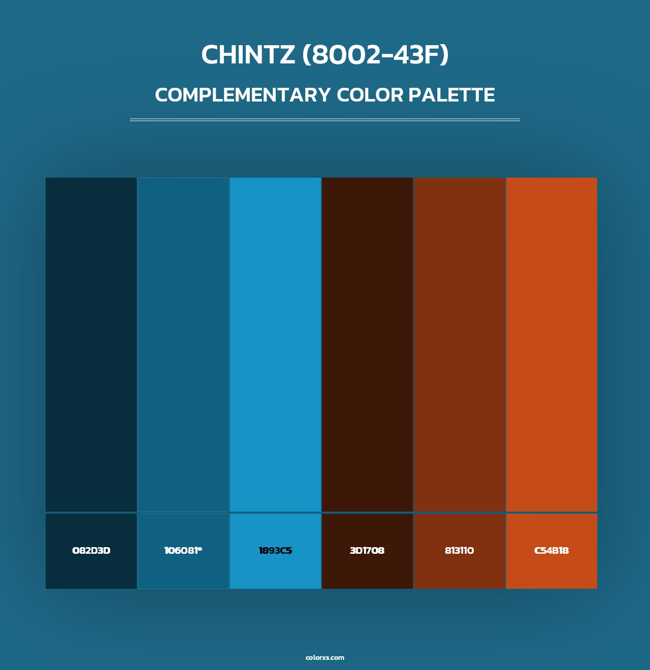 Chintz (8002-43F) - Complementary Color Palette