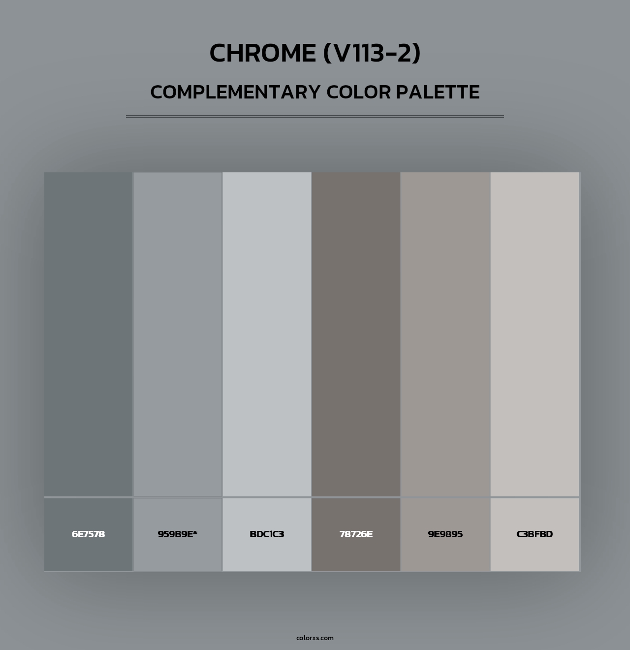 Chrome (V113-2) - Complementary Color Palette