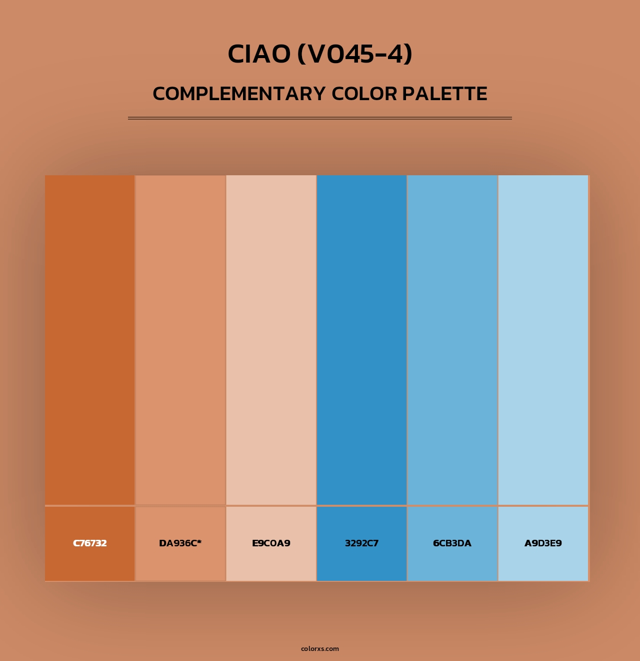 Ciao (V045-4) - Complementary Color Palette