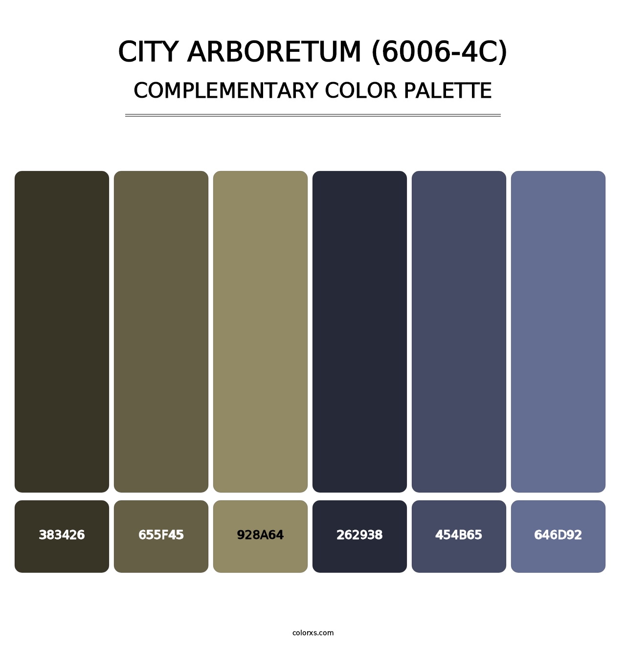City Arboretum (6006-4C) - Complementary Color Palette