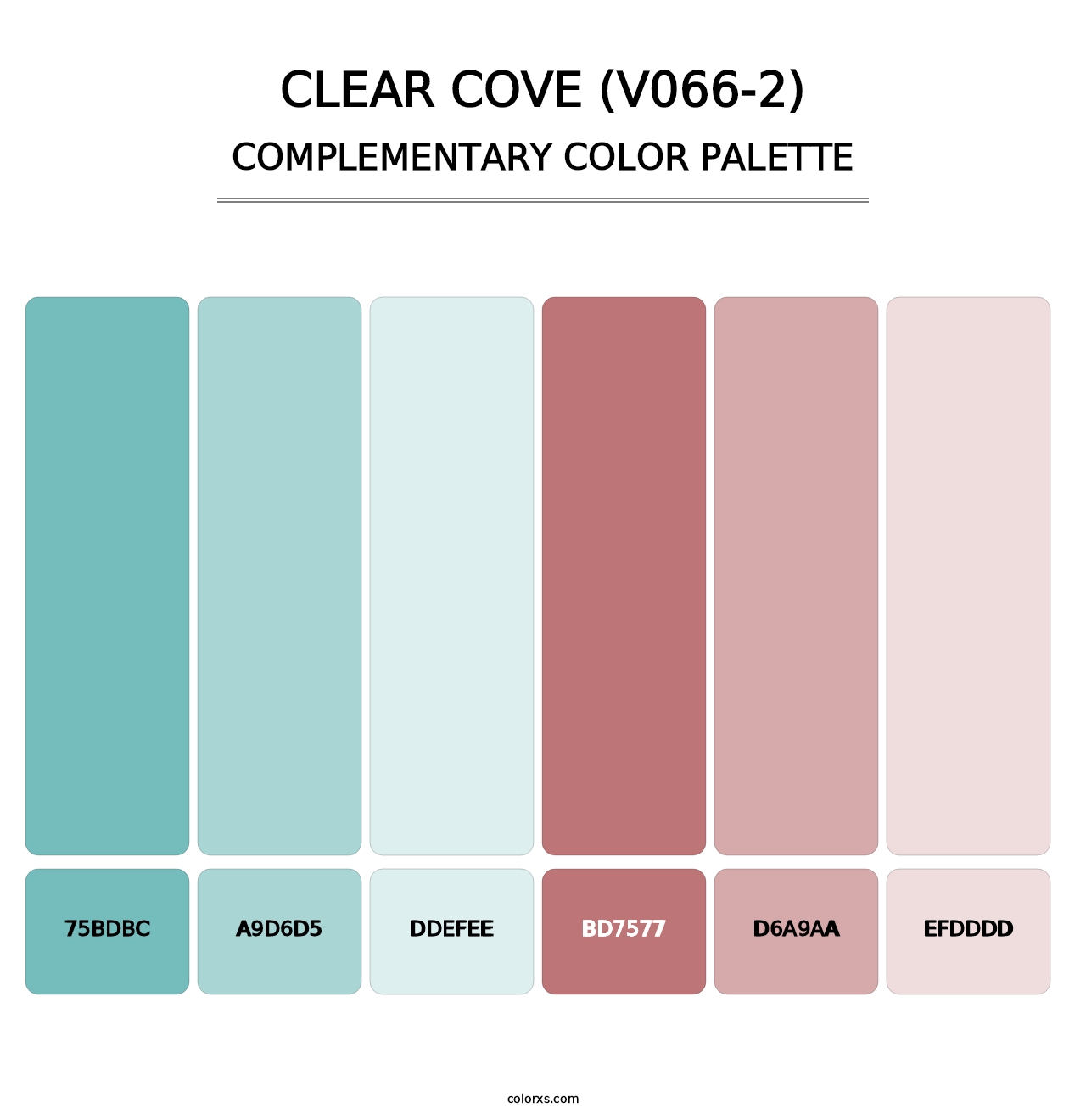 Clear Cove (V066-2) - Complementary Color Palette