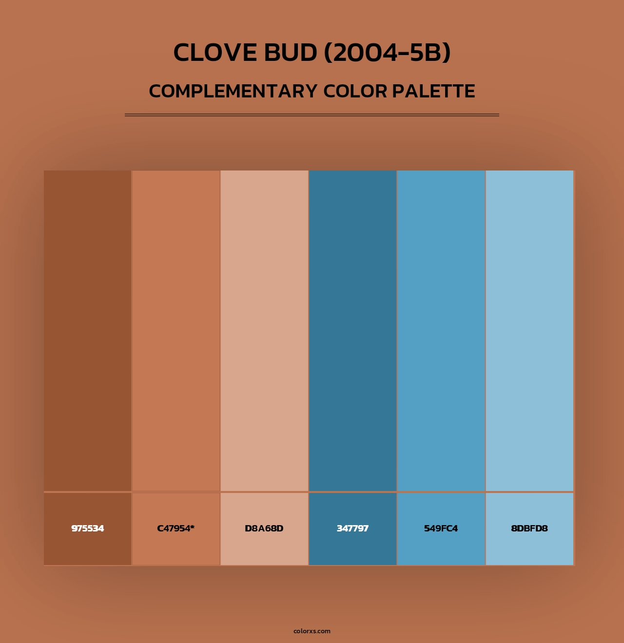 Clove Bud (2004-5B) - Complementary Color Palette
