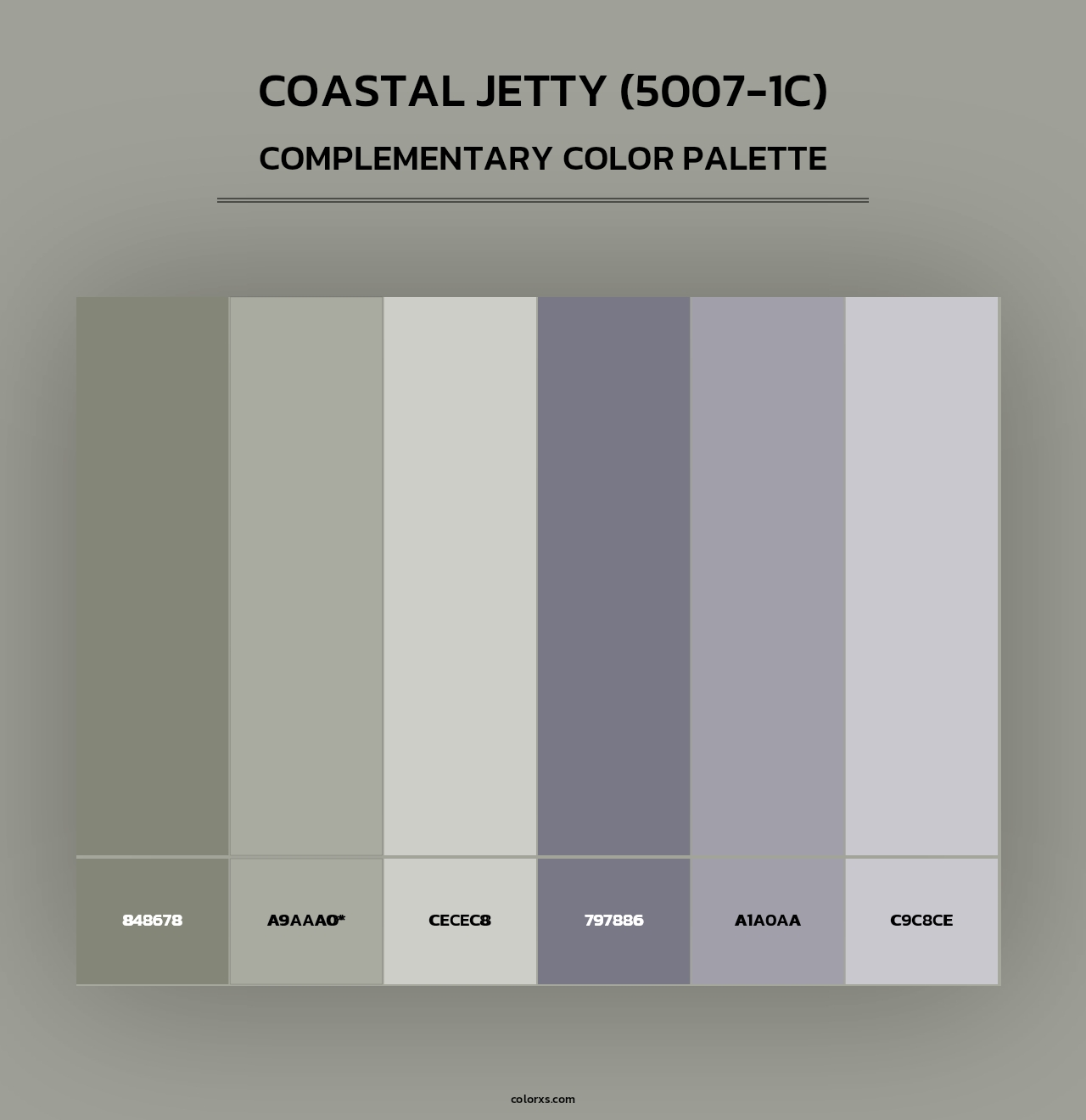 Coastal Jetty (5007-1C) - Complementary Color Palette