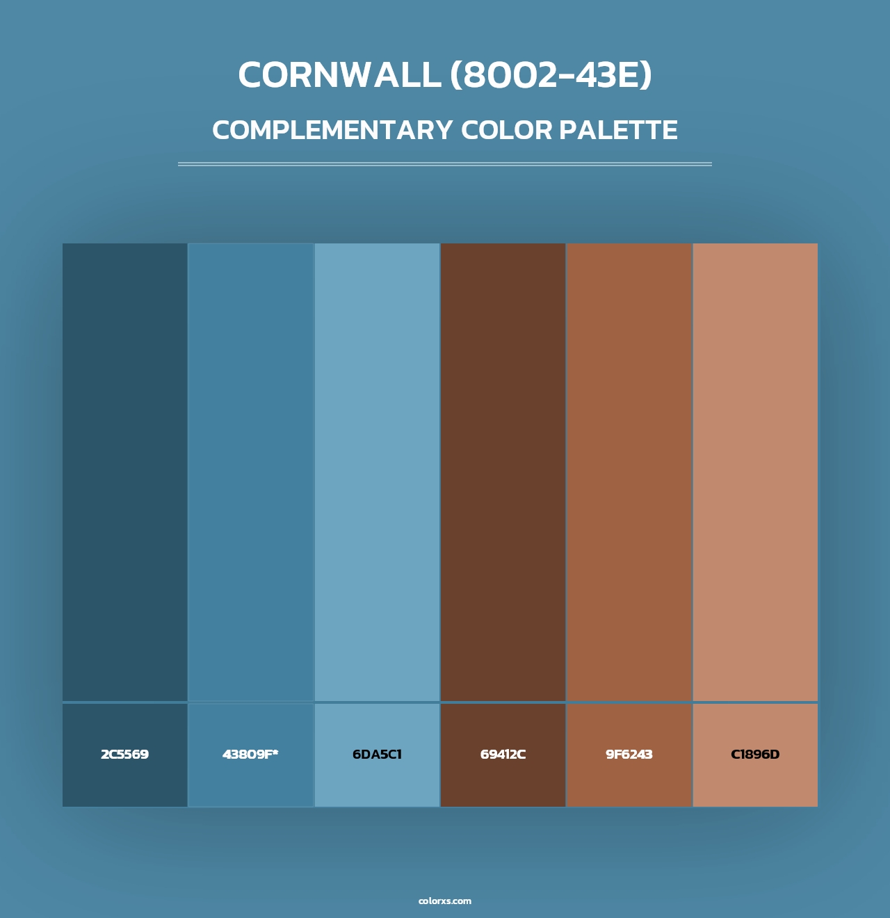 Cornwall (8002-43E) - Complementary Color Palette