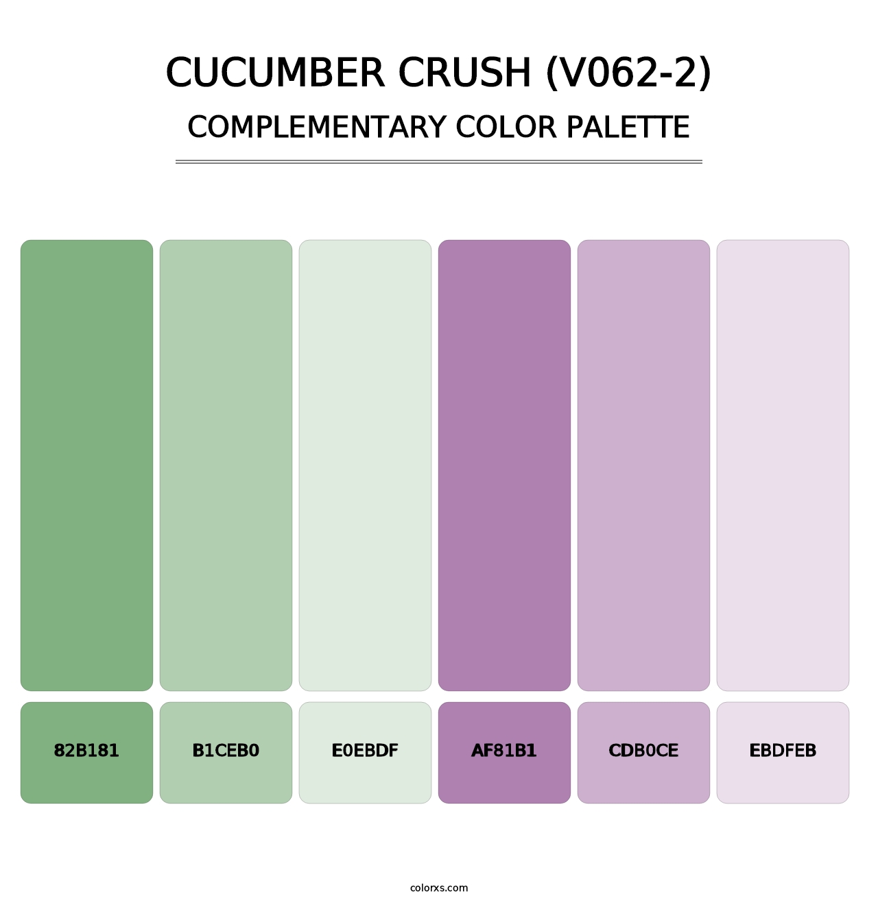 Cucumber Crush (V062-2) - Complementary Color Palette