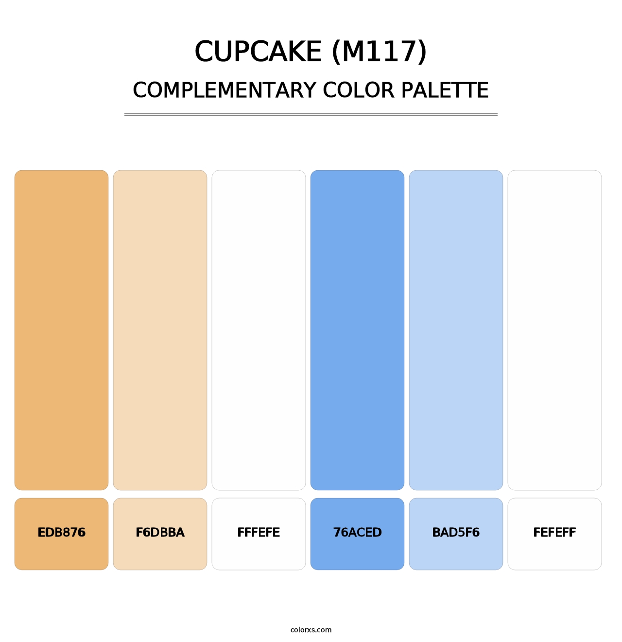 Cupcake (M117) - Complementary Color Palette