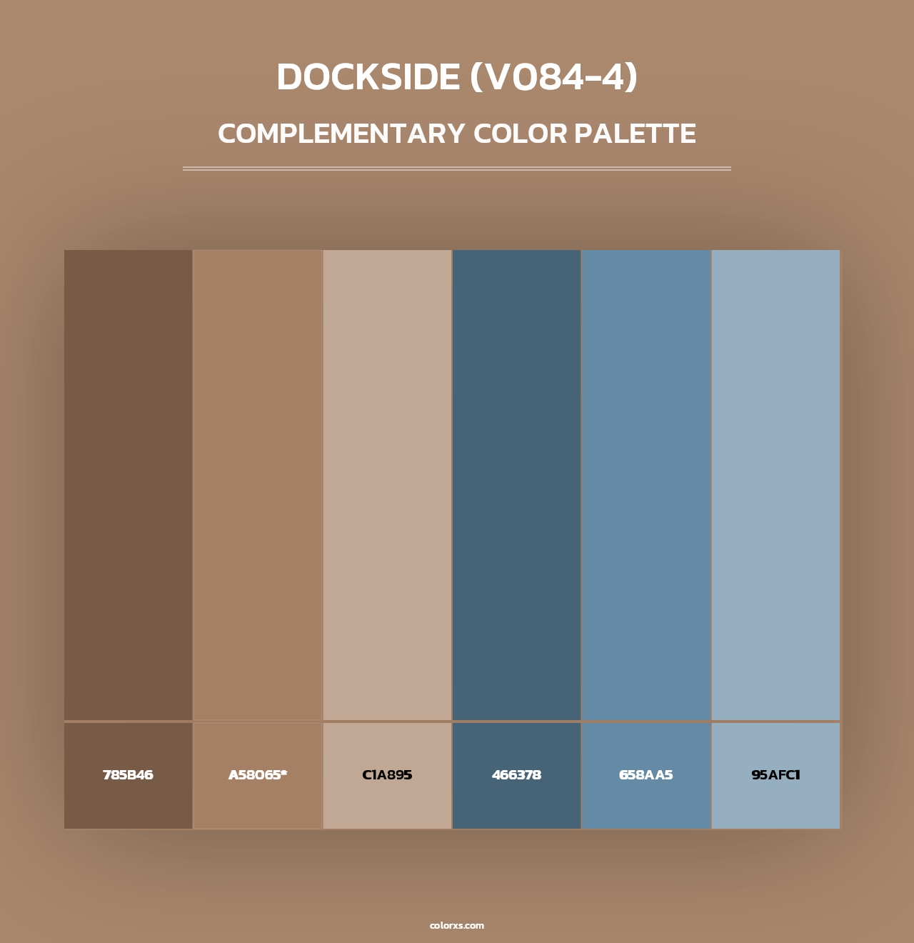 Dockside (V084-4) - Complementary Color Palette