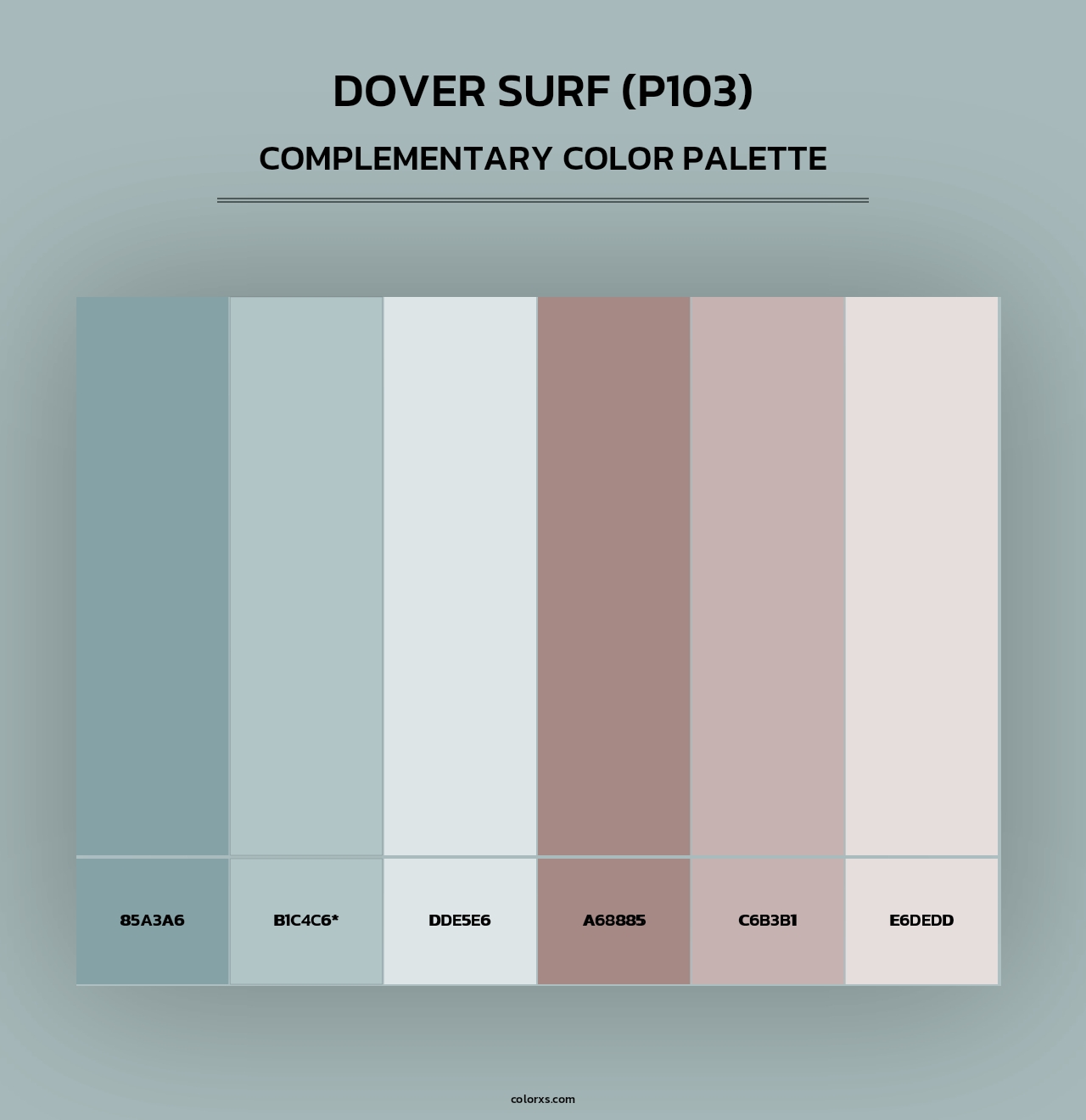 Dover Surf (P103) - Complementary Color Palette