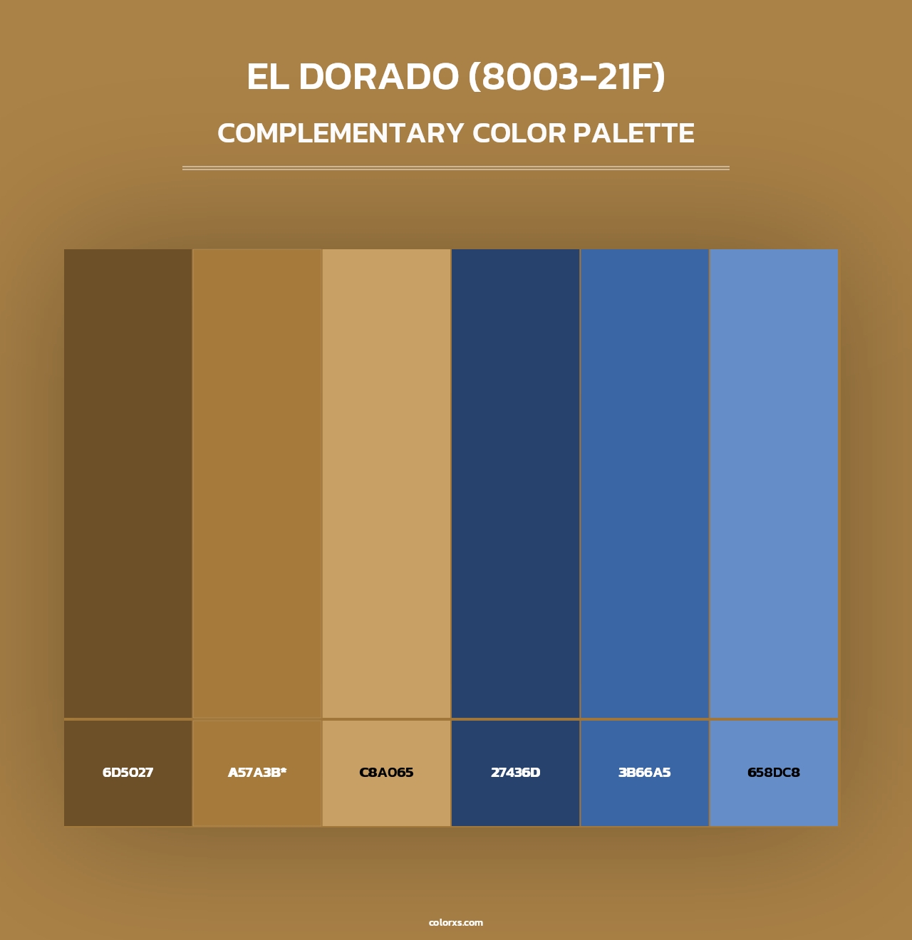 El Dorado (8003-21F) - Complementary Color Palette