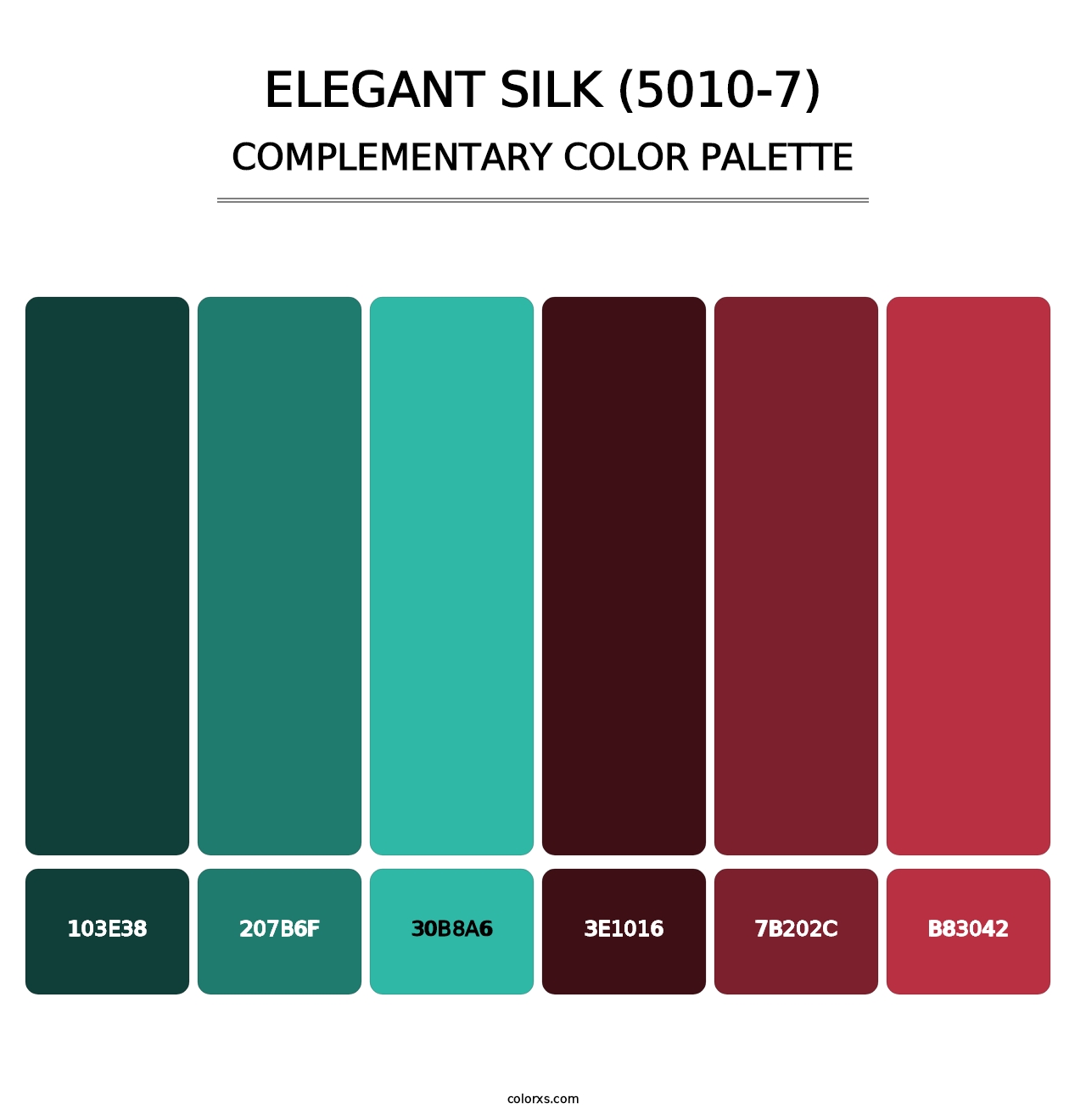 Elegant Silk (5010-7) - Complementary Color Palette