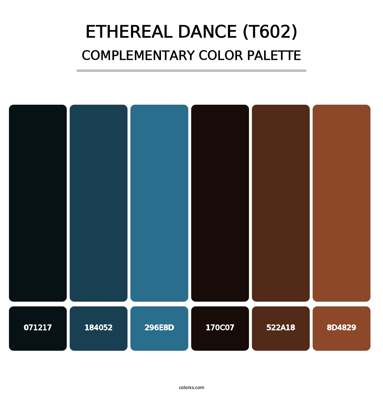 Ethereal Dance (T602) - Complementary Color Palette
