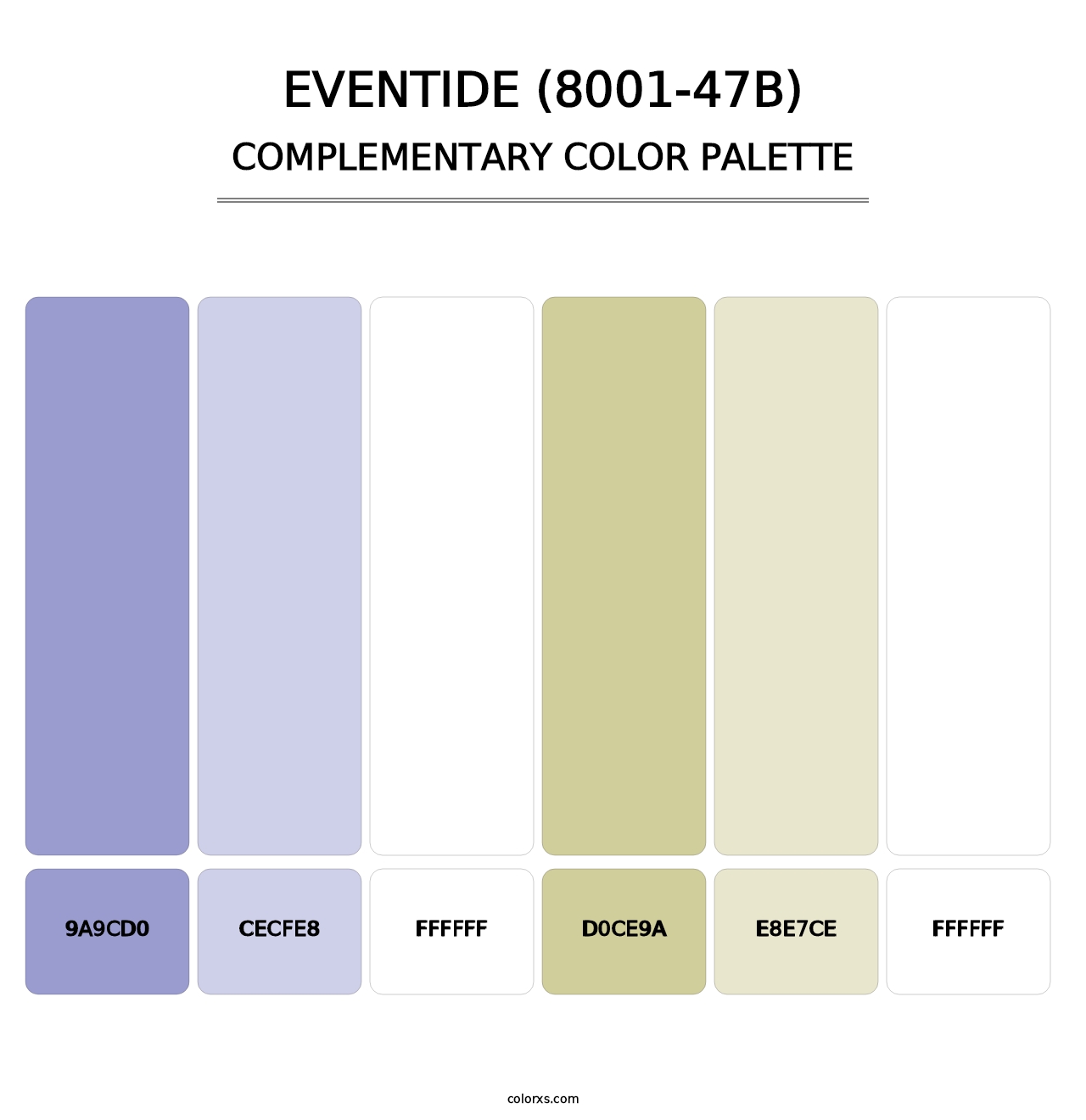 Eventide (8001-47B) - Complementary Color Palette