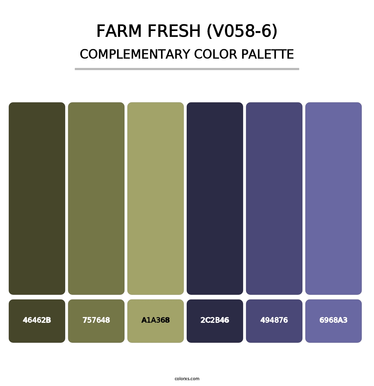 Farm Fresh (V058-6) - Complementary Color Palette