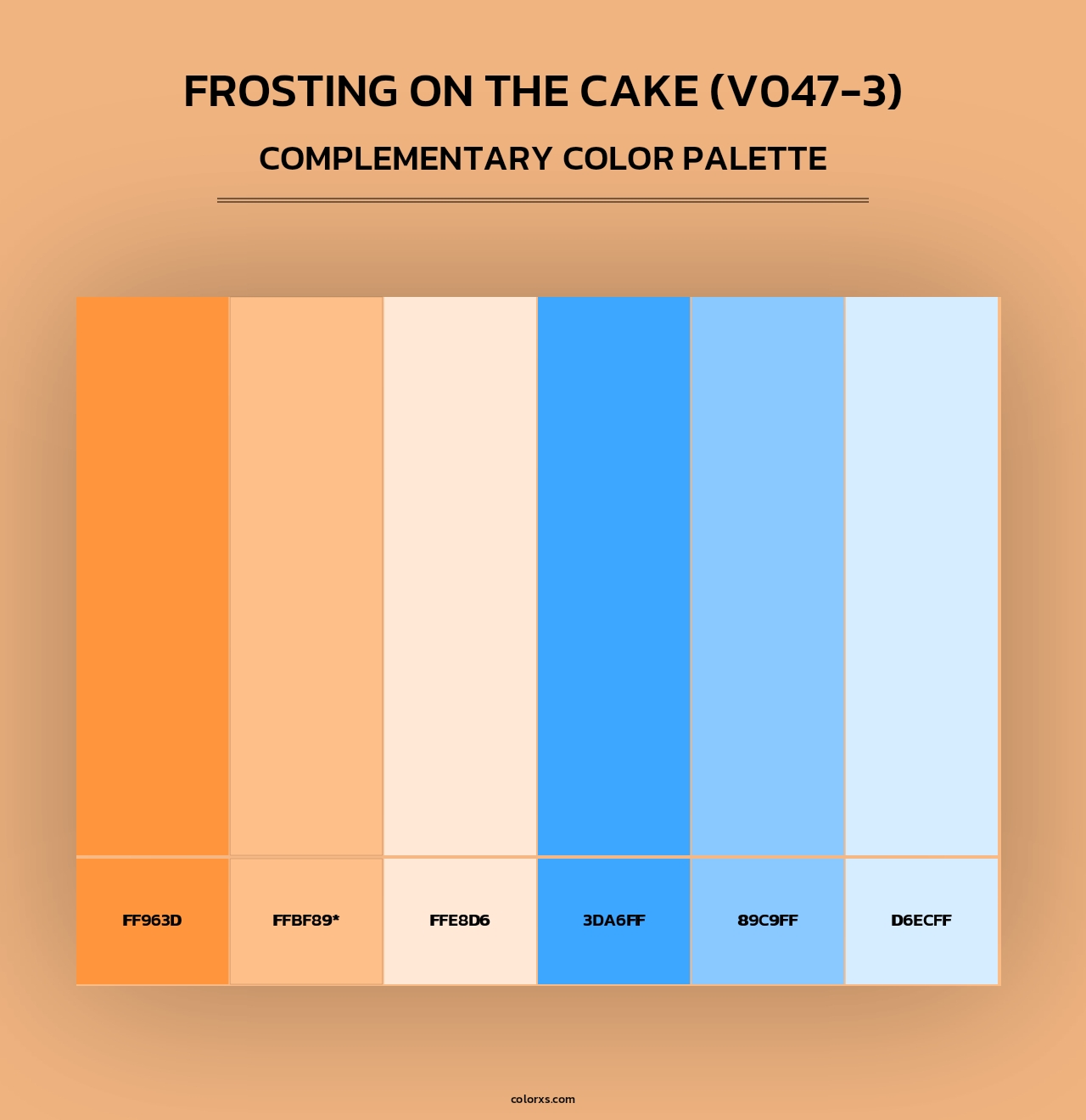 Frosting on the Cake (V047-3) - Complementary Color Palette