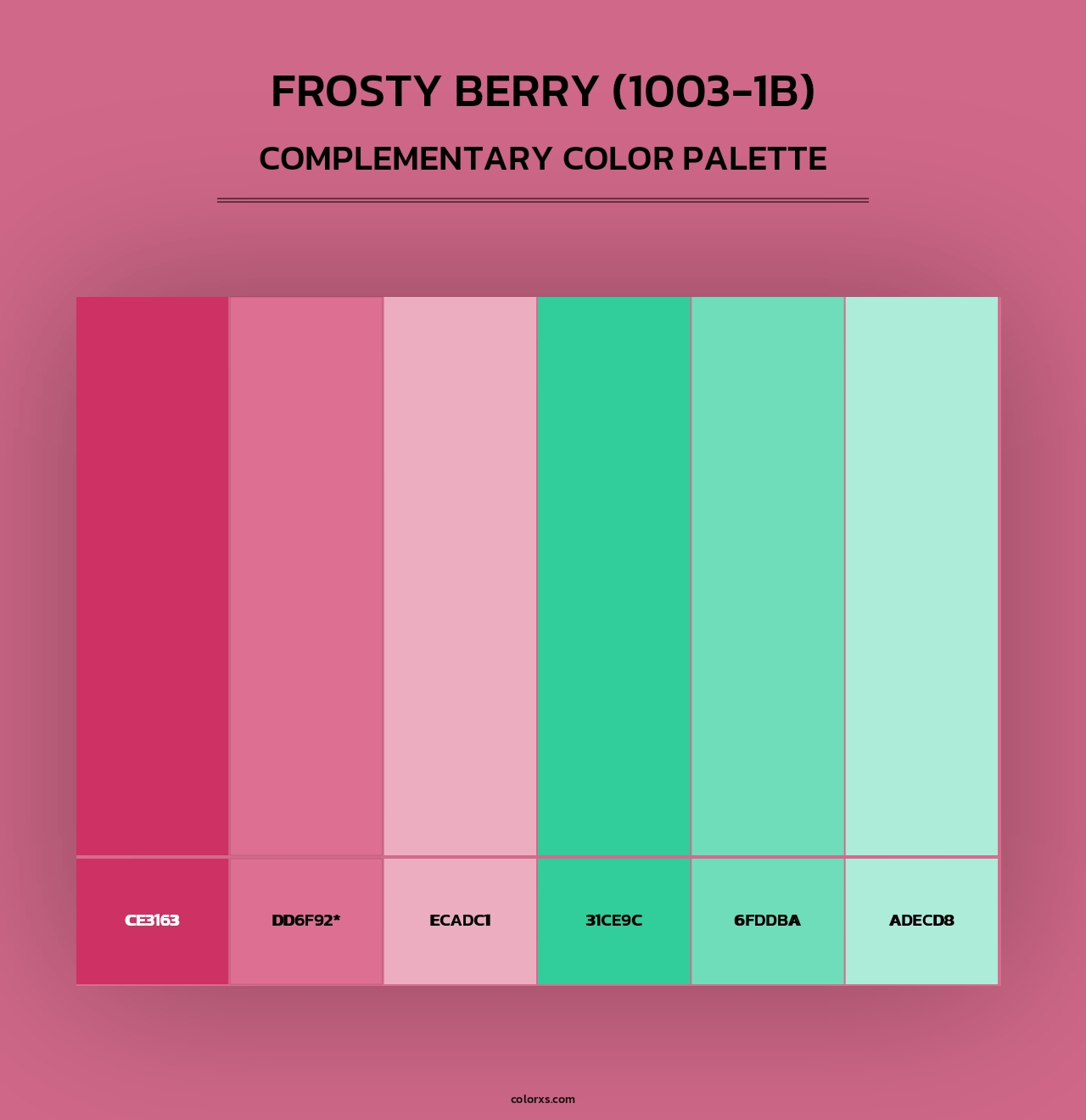 Frosty Berry (1003-1B) - Complementary Color Palette