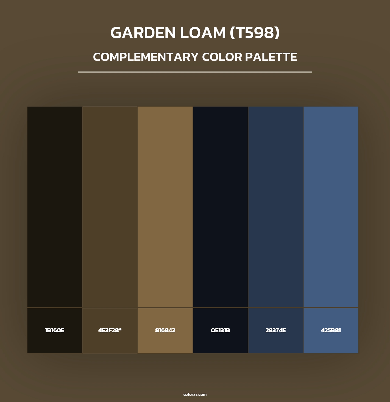 Garden Loam (T598) - Complementary Color Palette