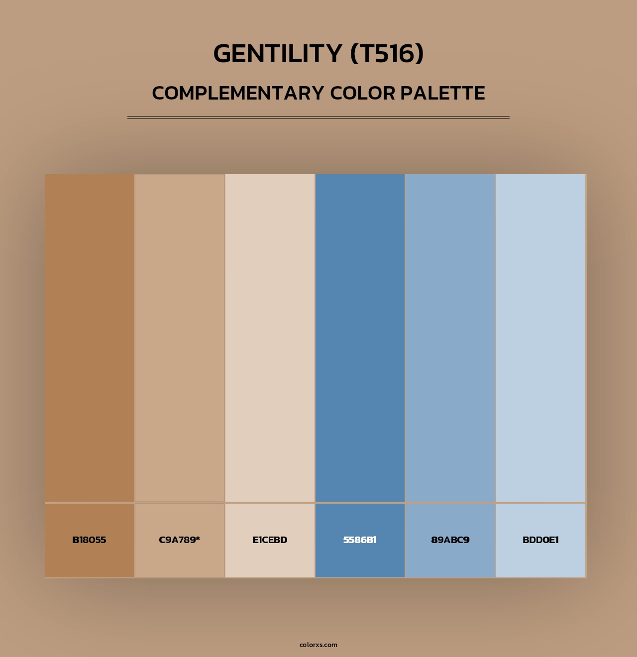 Gentility (T516) - Complementary Color Palette