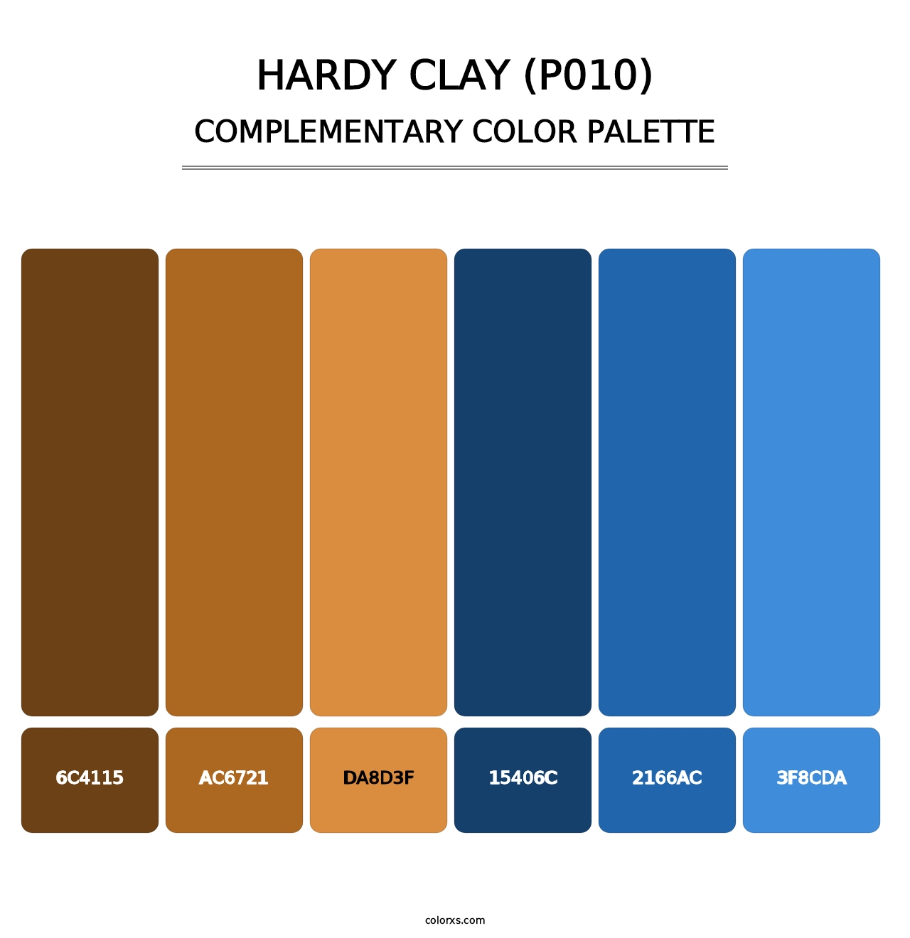 Hardy Clay (P010) - Complementary Color Palette