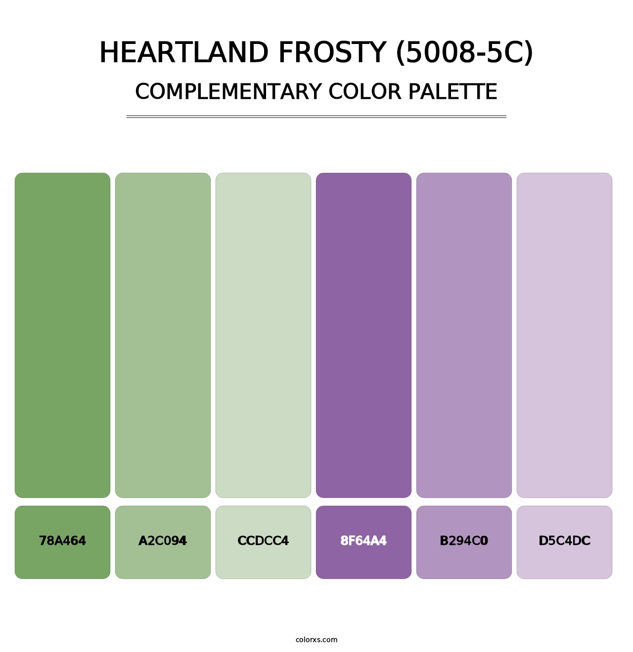 Heartland Frosty (5008-5C) - Complementary Color Palette
