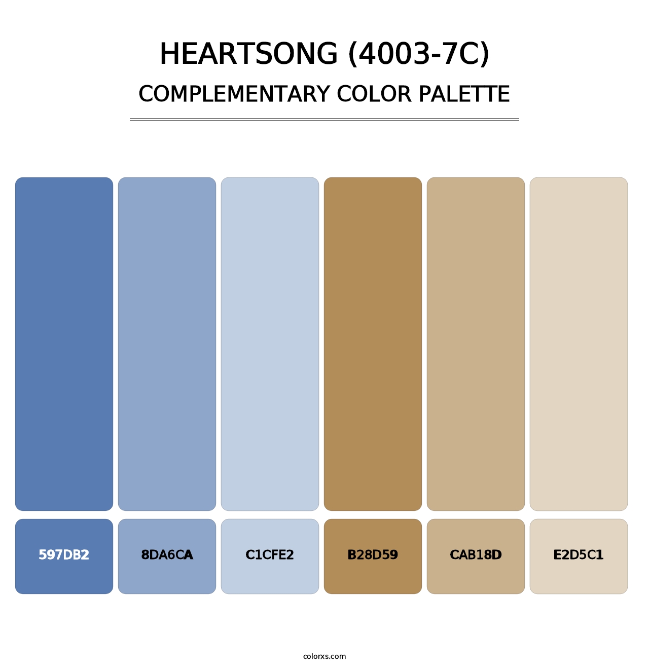 Heartsong (4003-7C) - Complementary Color Palette