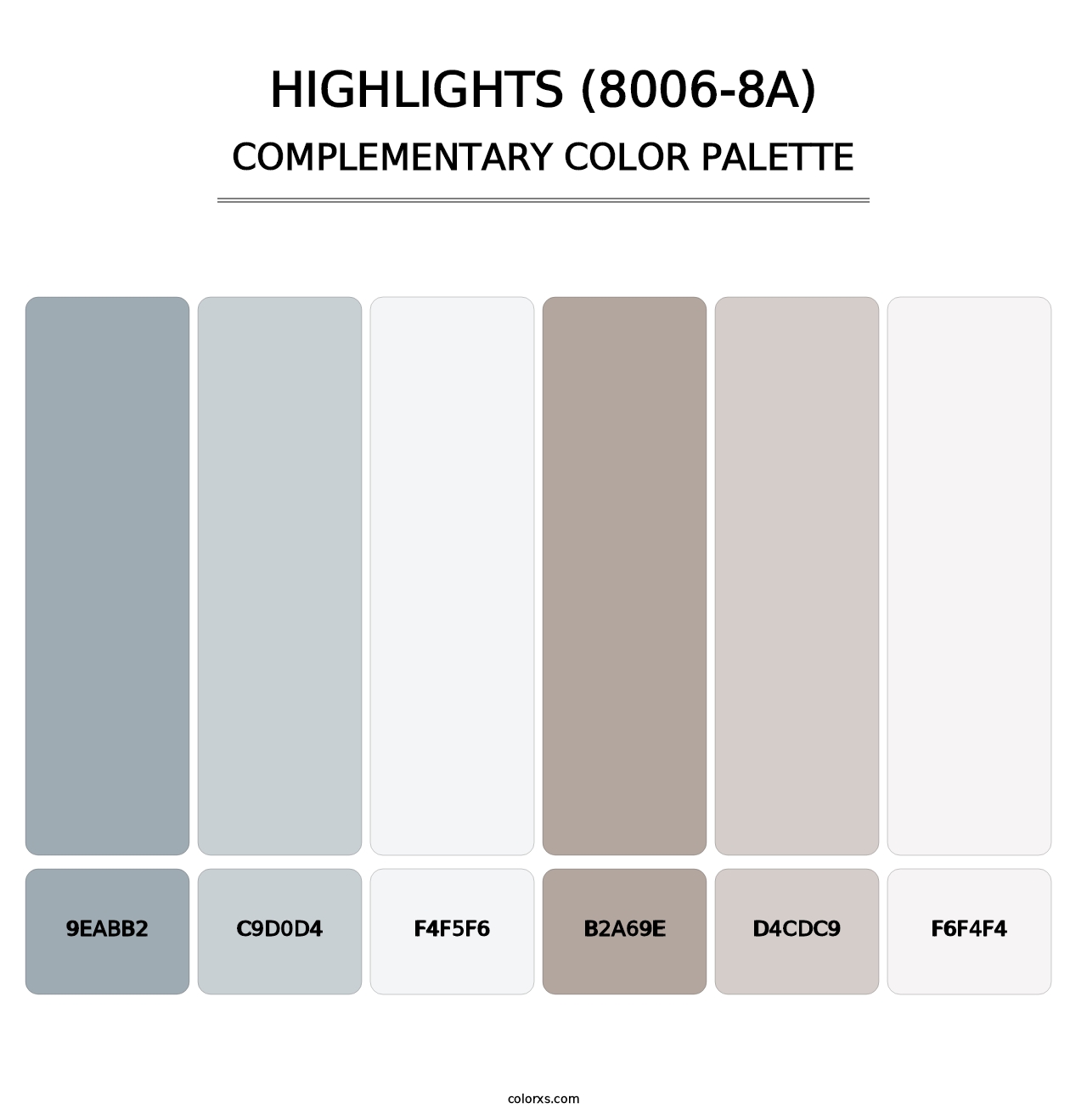 Highlights (8006-8A) - Complementary Color Palette