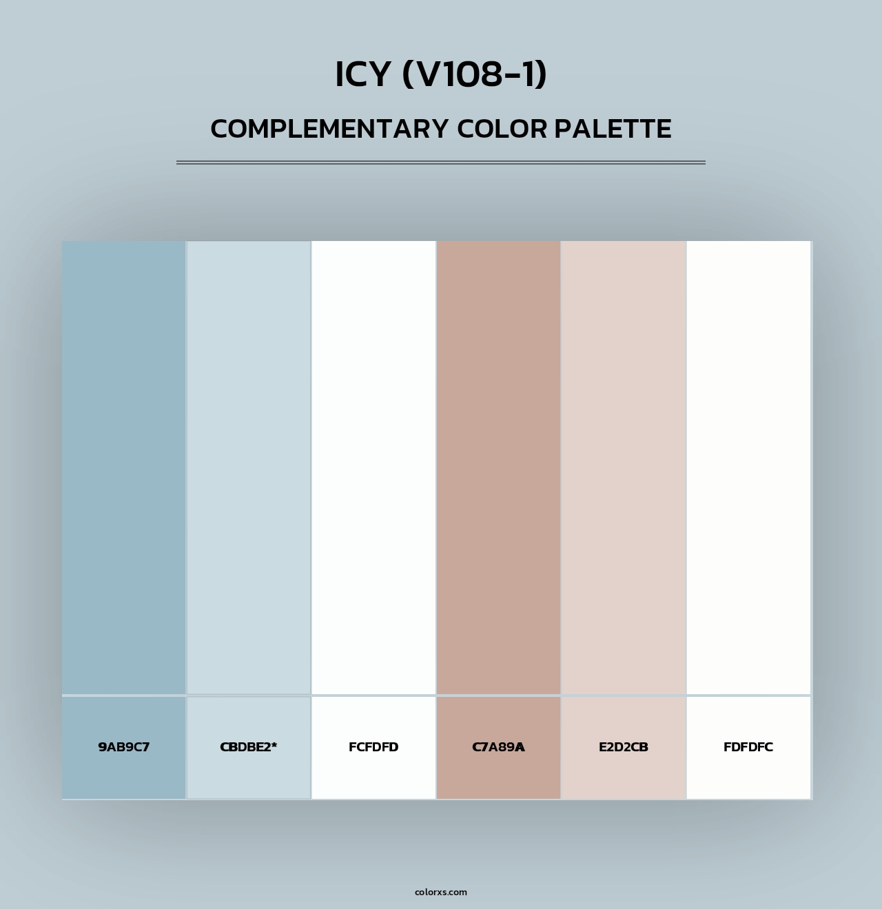 Icy (V108-1) - Complementary Color Palette