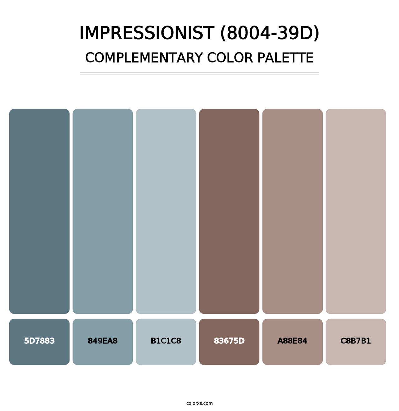 Impressionist (8004-39D) - Complementary Color Palette
