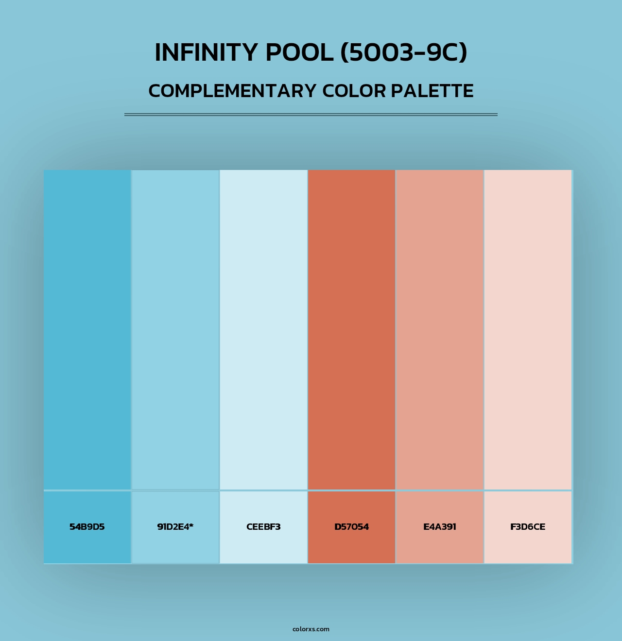 Infinity Pool (5003-9C) - Complementary Color Palette