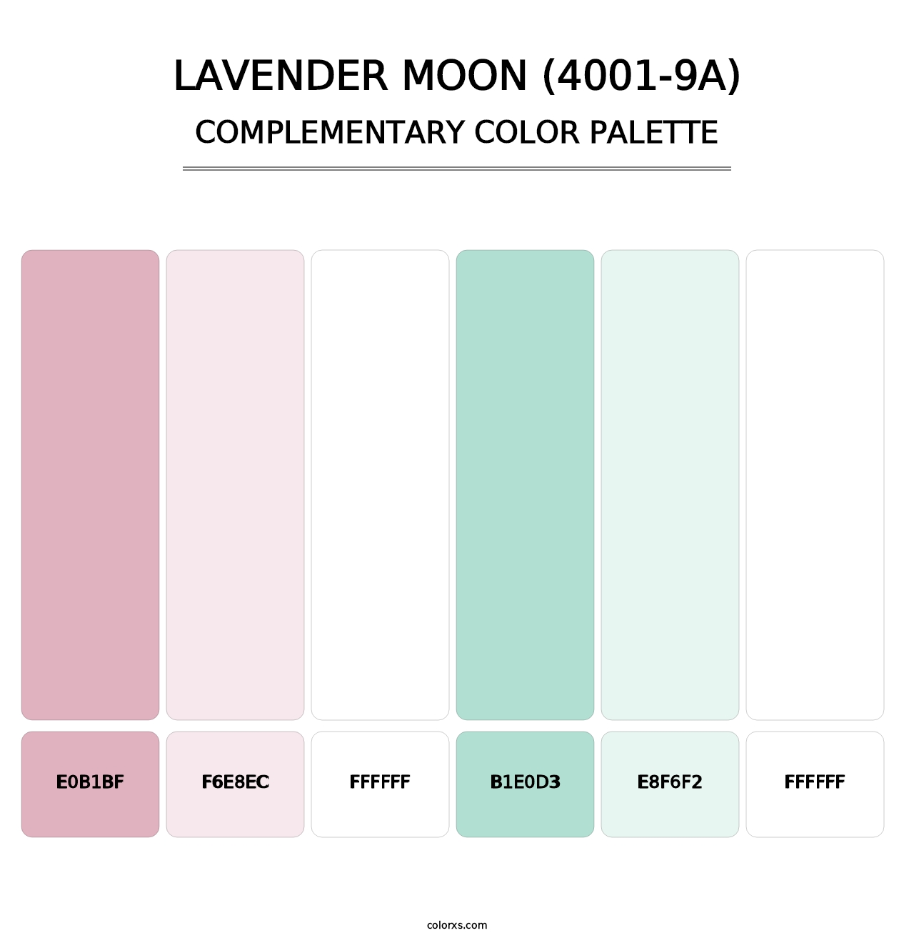 Lavender Moon (4001-9A) - Complementary Color Palette