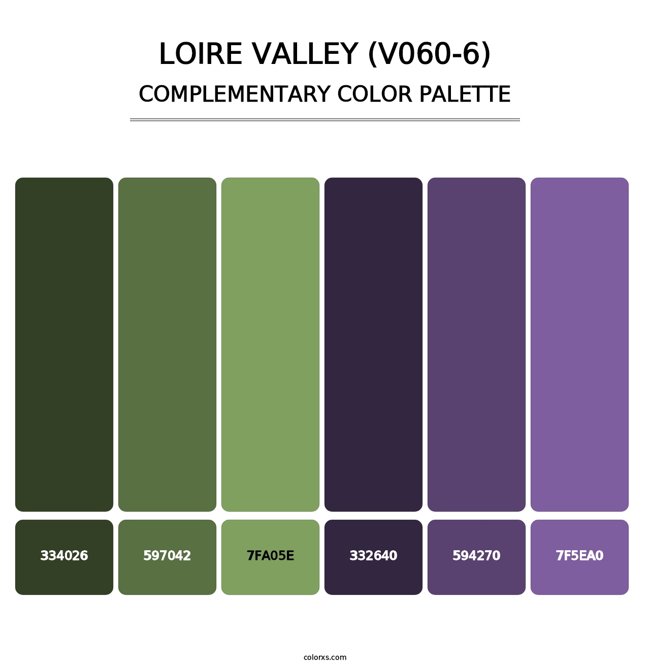 Loire Valley (V060-6) - Complementary Color Palette