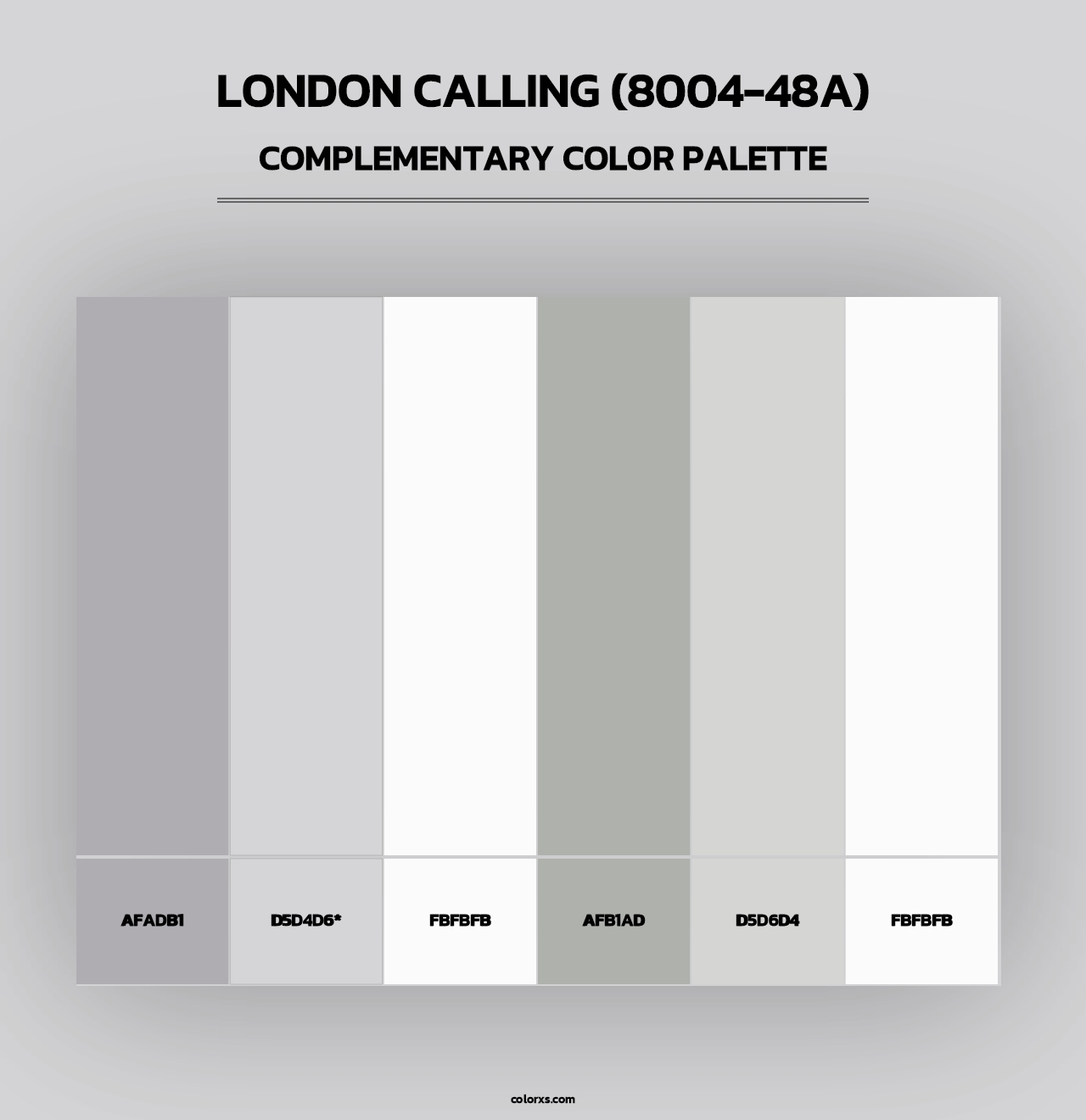 London Calling (8004-48A) - Complementary Color Palette