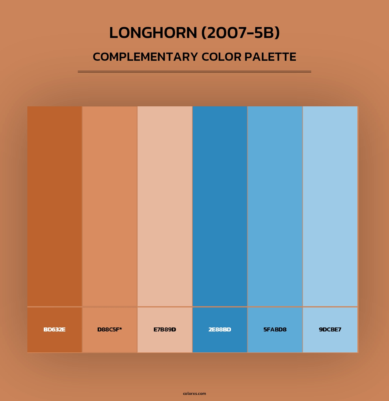 Longhorn (2007-5B) - Complementary Color Palette