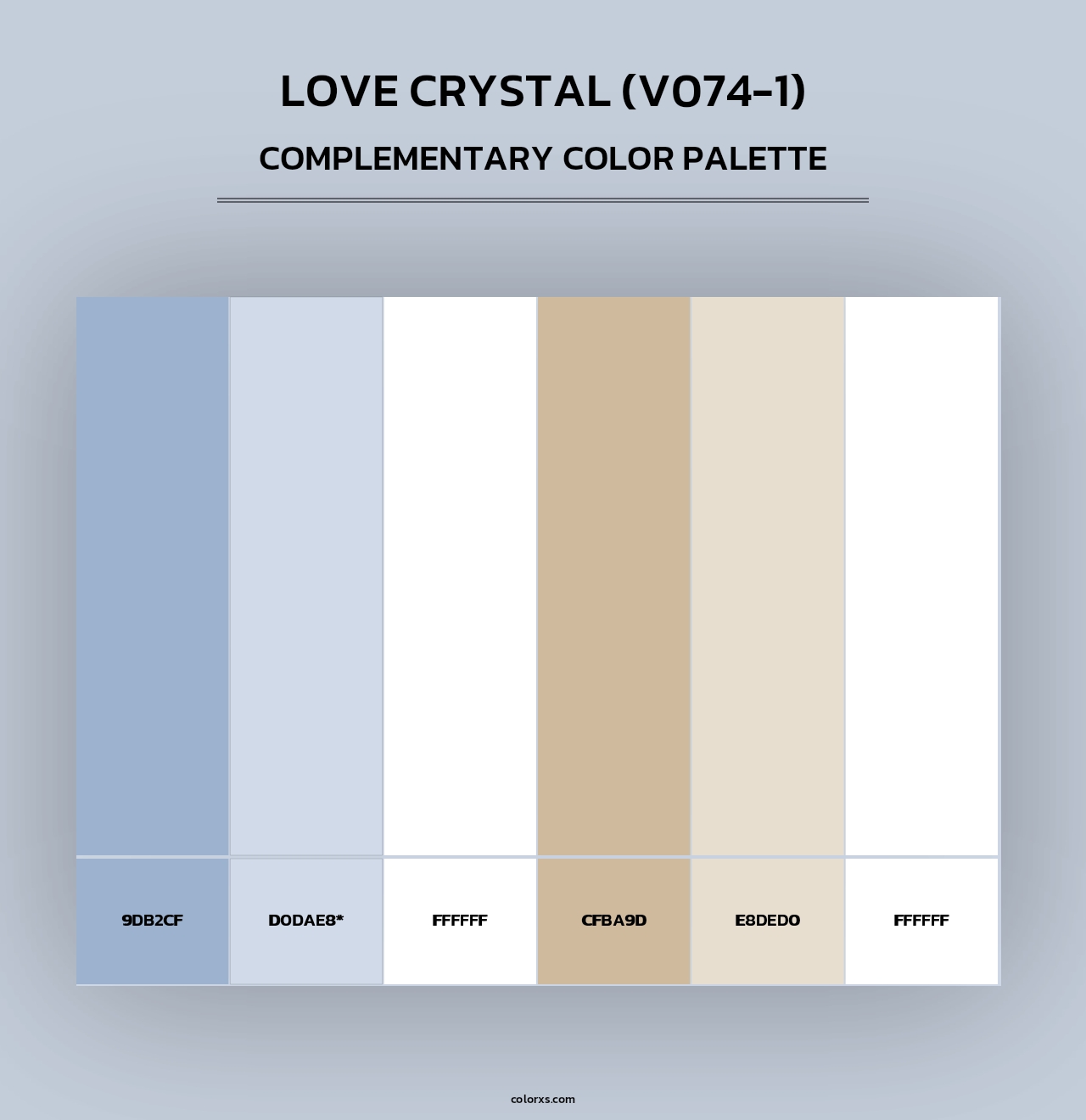 Love Crystal (V074-1) - Complementary Color Palette
