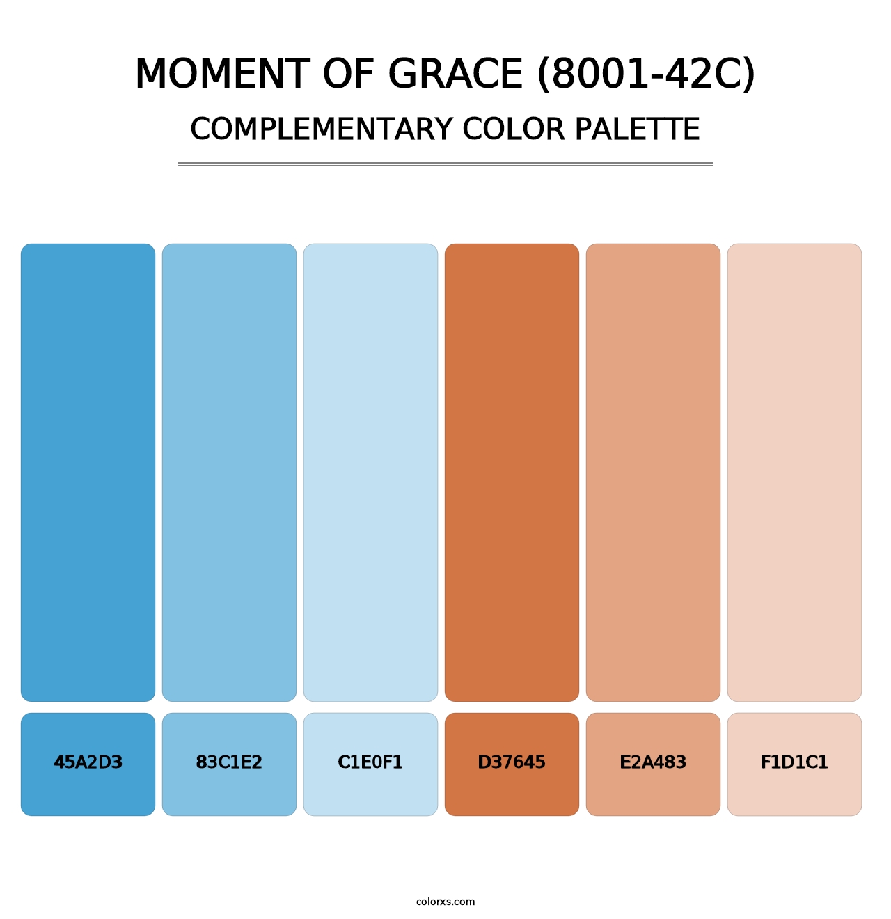 Moment of Grace (8001-42C) - Complementary Color Palette