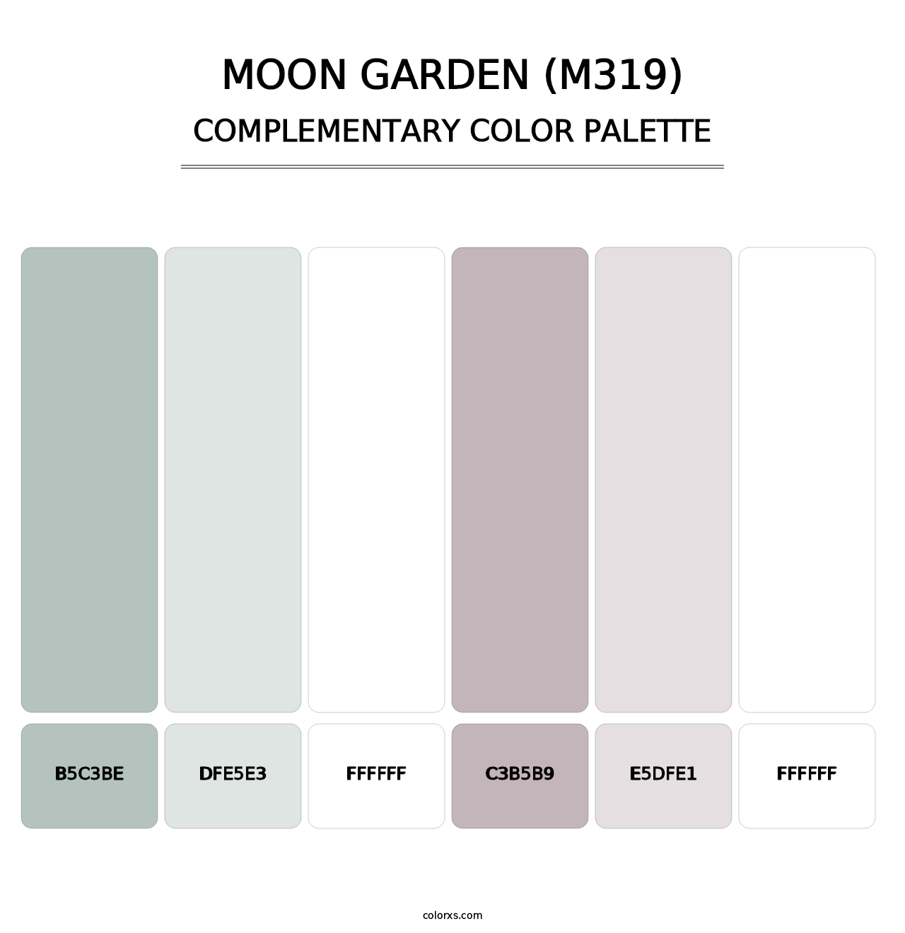 Moon Garden (M319) - Complementary Color Palette
