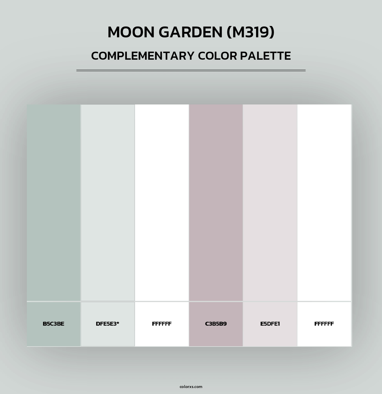 Moon Garden (M319) - Complementary Color Palette