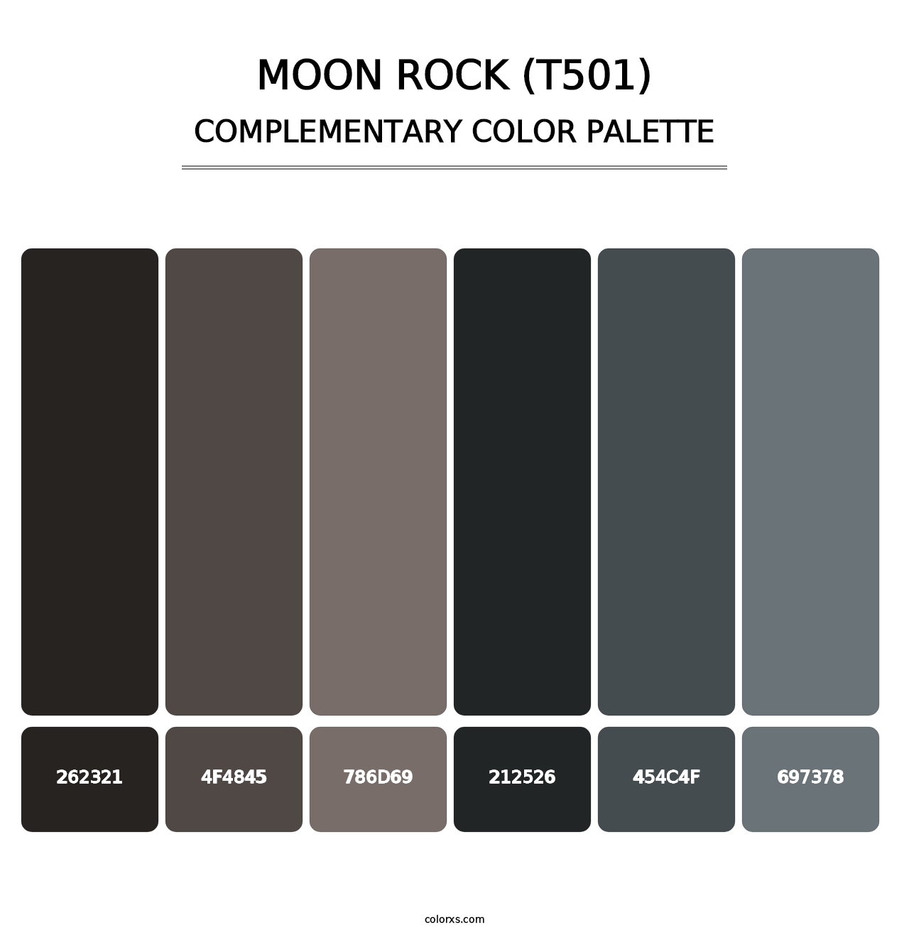 Moon Rock (T501) - Complementary Color Palette